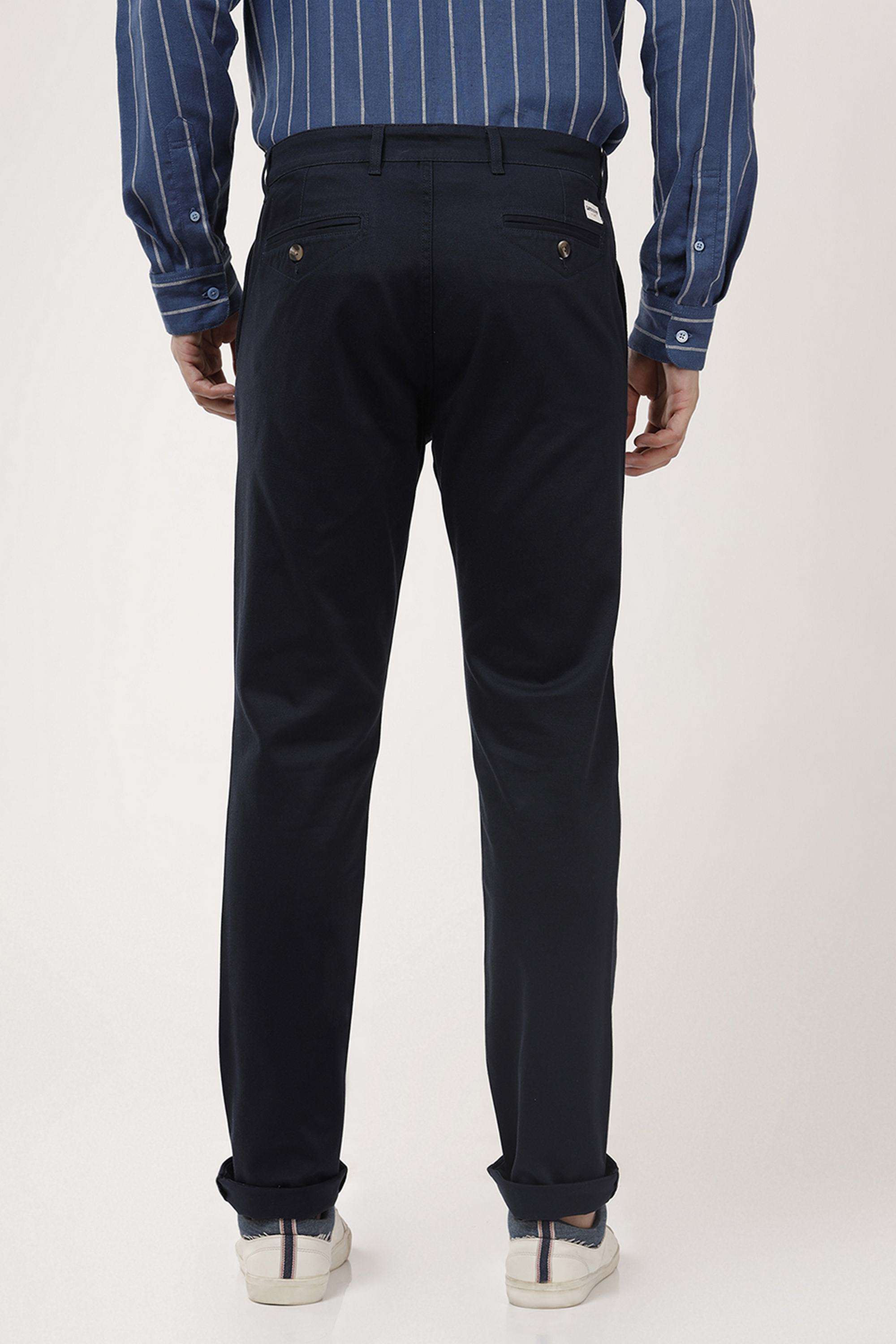 Solid-Blended-Fabric-Slim-Fit-Men-s-Chinos