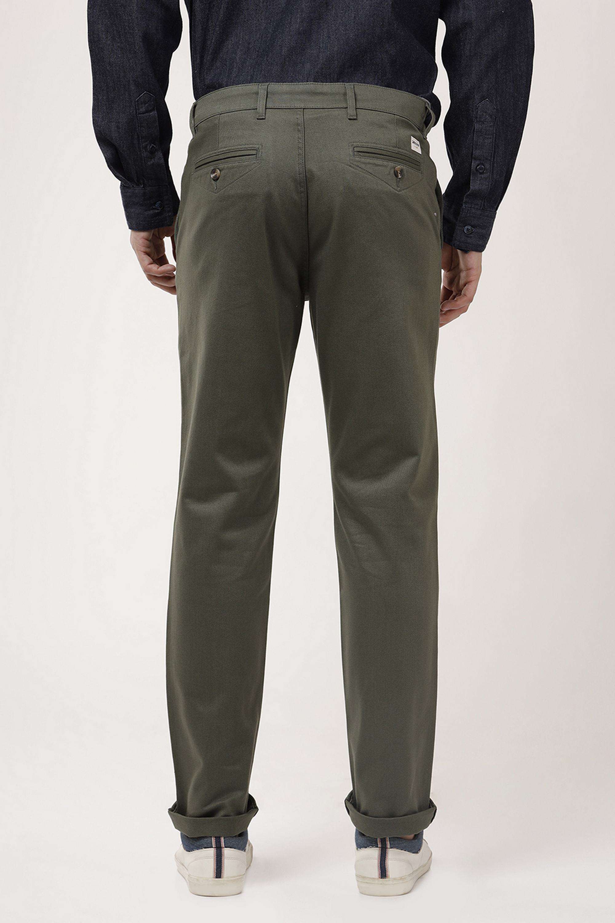 Solid-Blended-Fabric-Slim-Fit-Men-s-Chinos