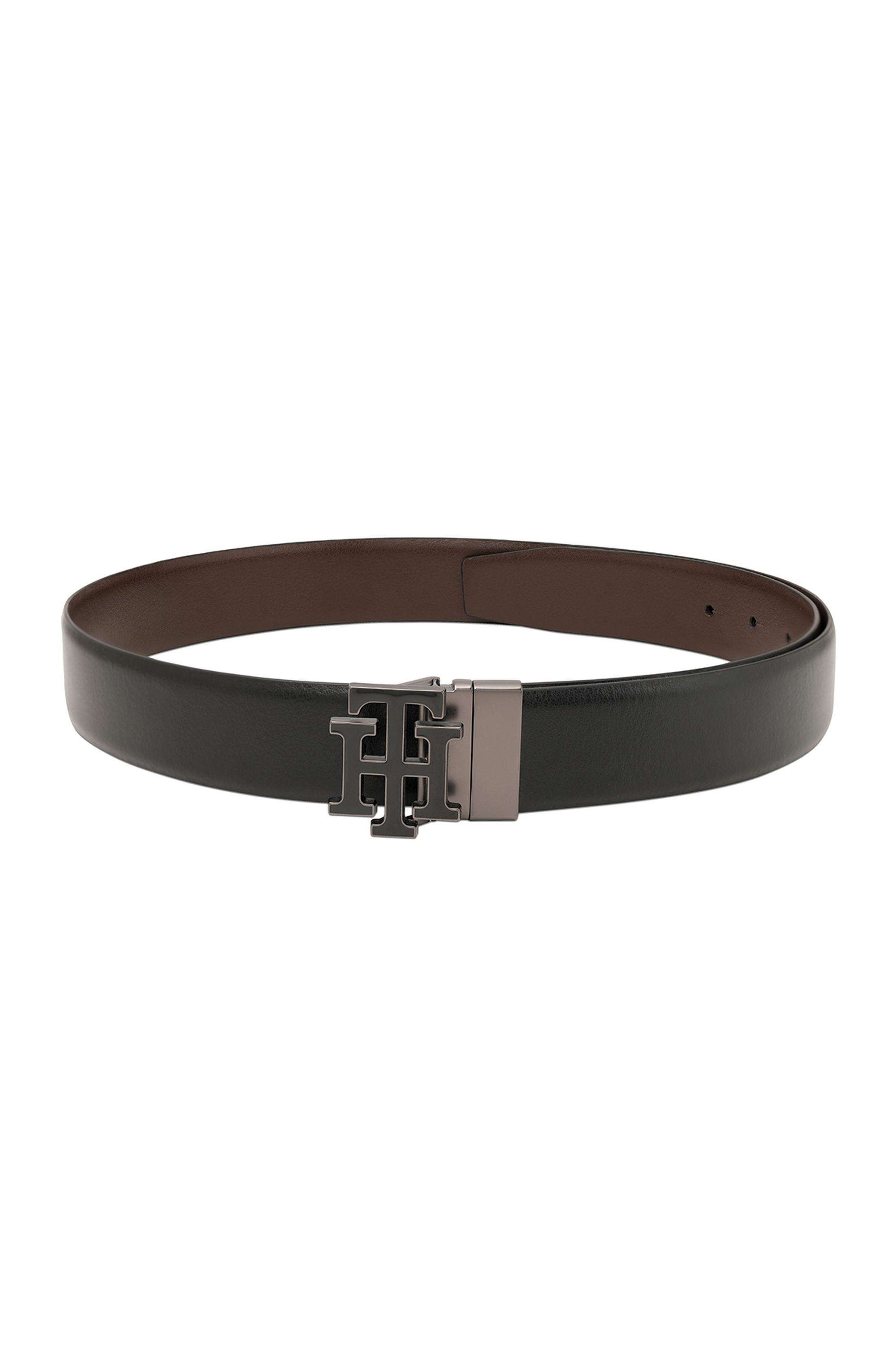 Leather-Regular-Fit-Solid-Formal-Wear-Men-Belts
