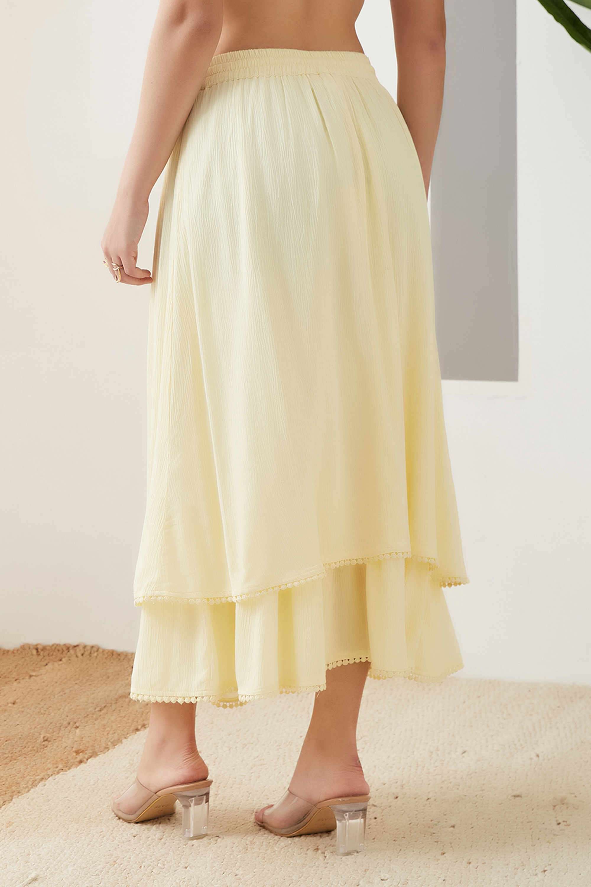 Regular-Fit-Ankle-Length-Rayon-Women-s-Casual-Skirts