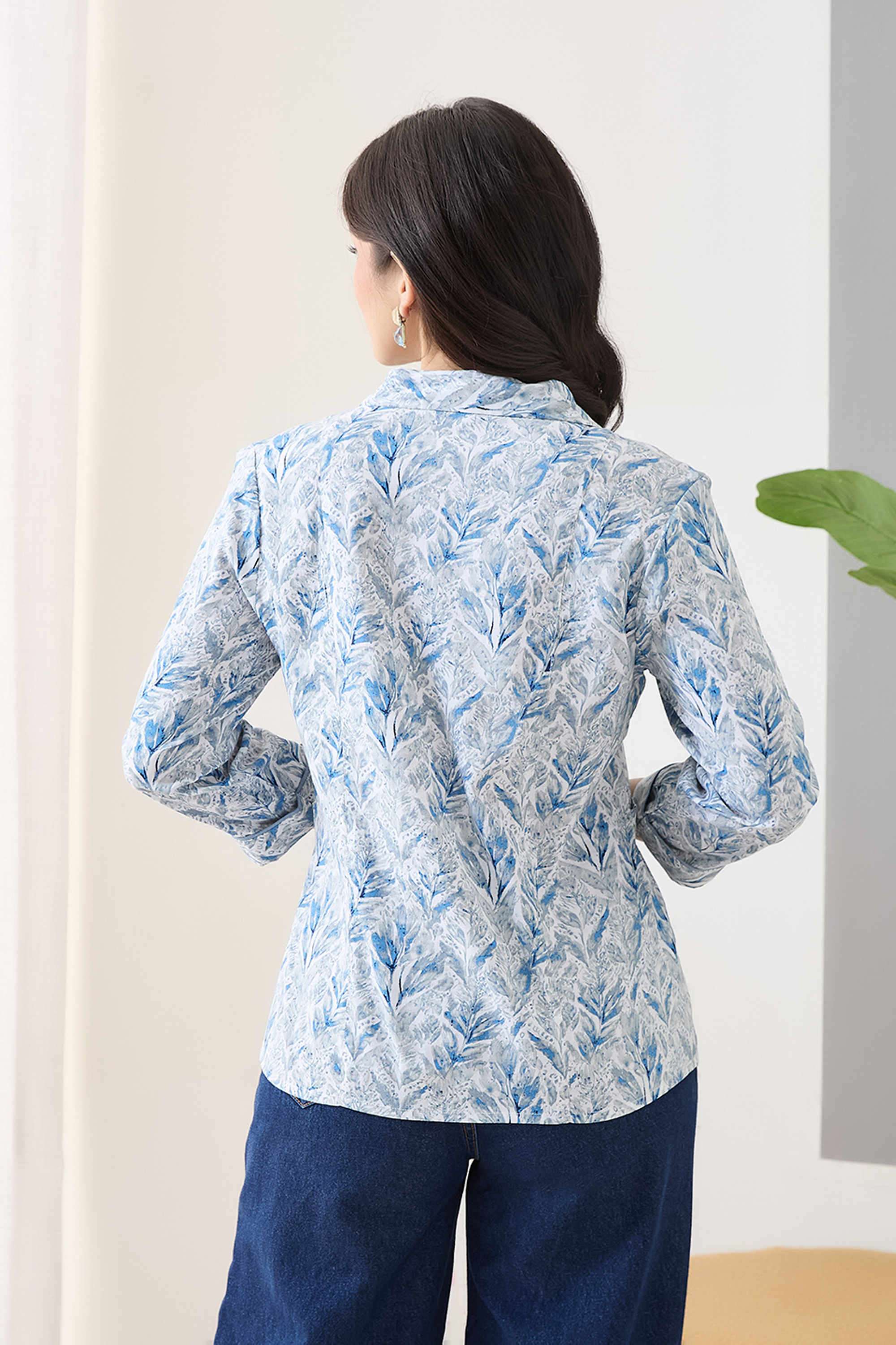 Printed-Collared-Cotton-Women-s-Casual-Shirt