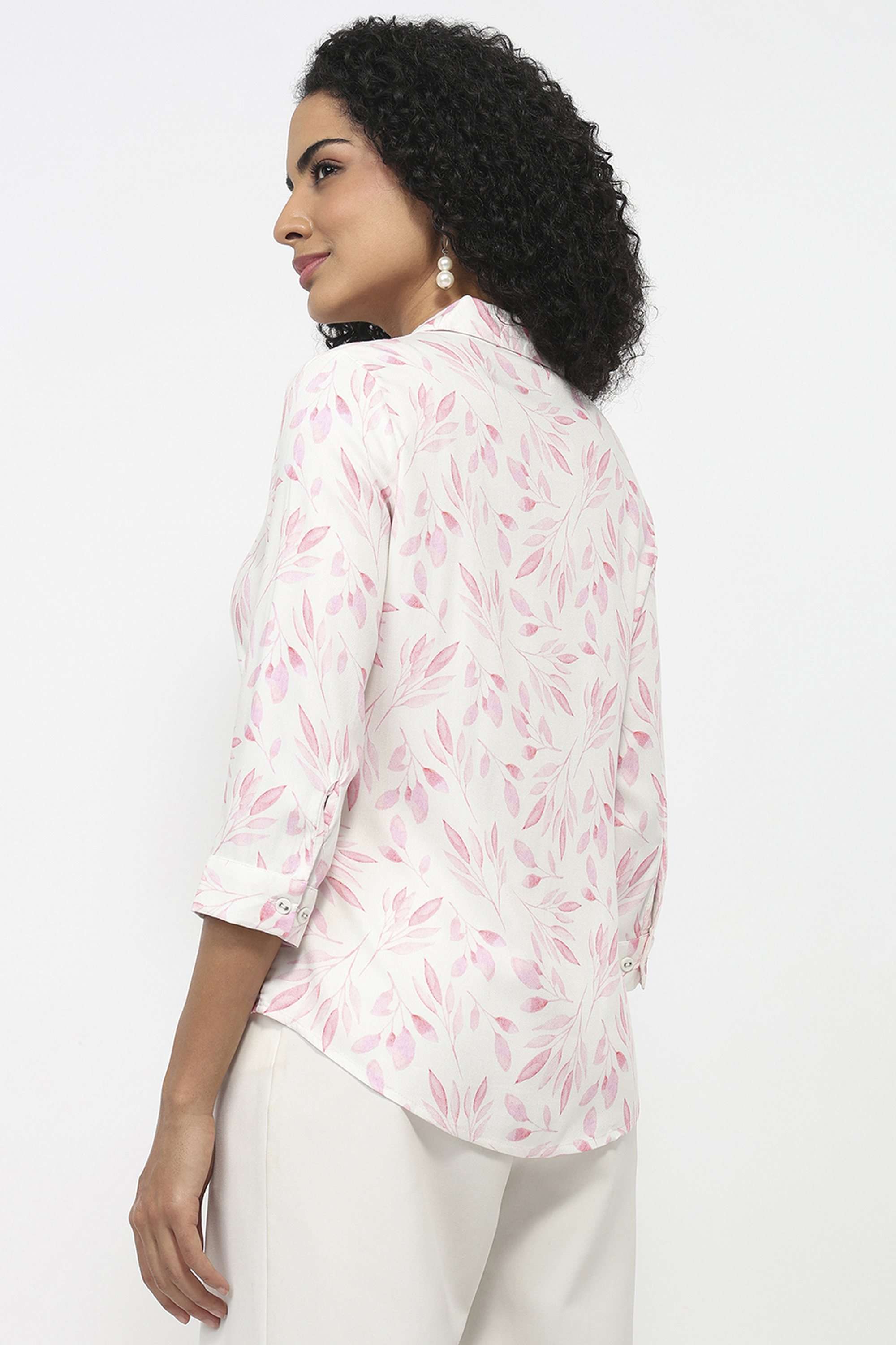 Printed-Rayon-Women-Casual-Wear-Shirt