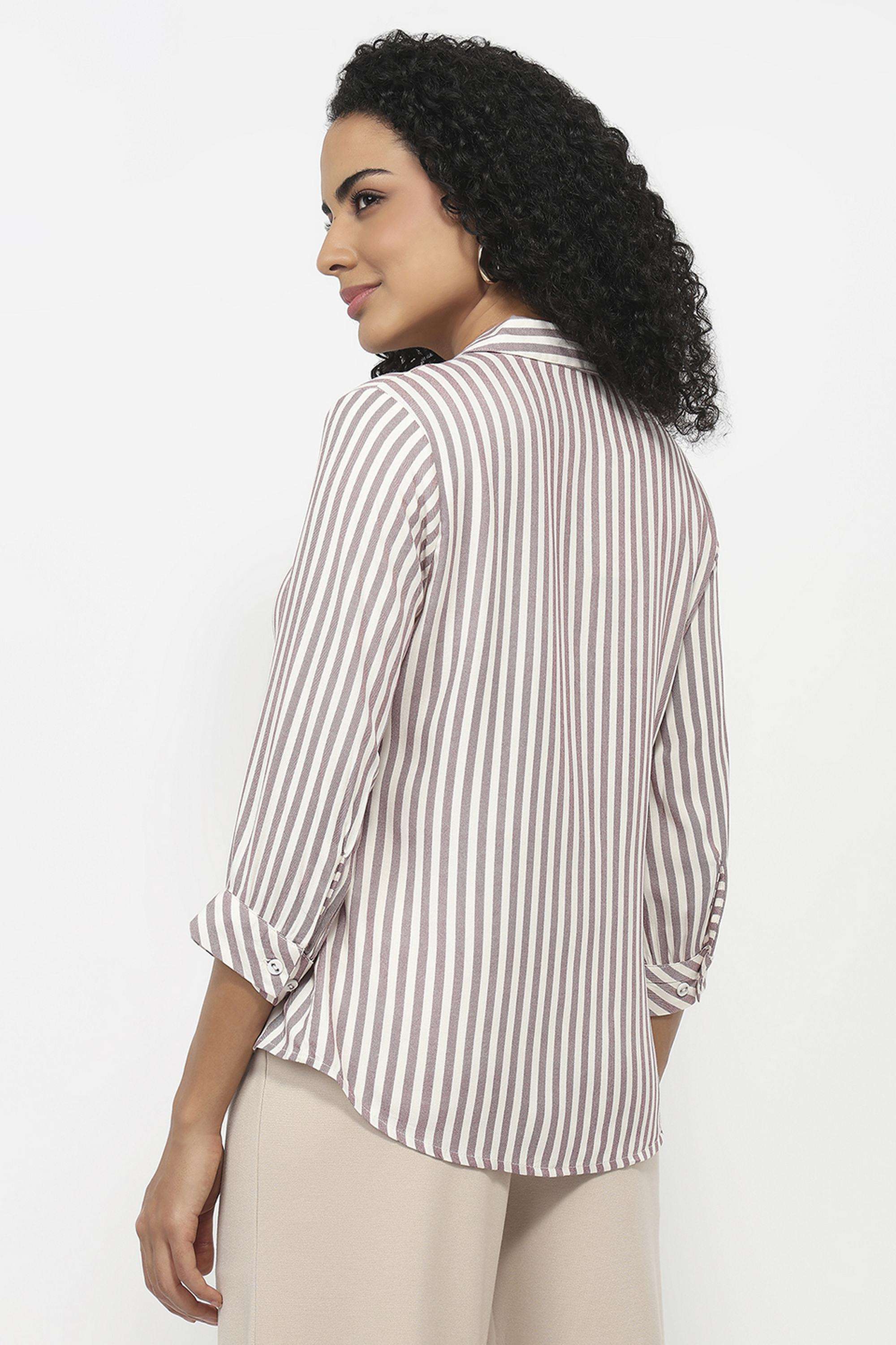 Stripes-Rayon-Women-s-Shirt