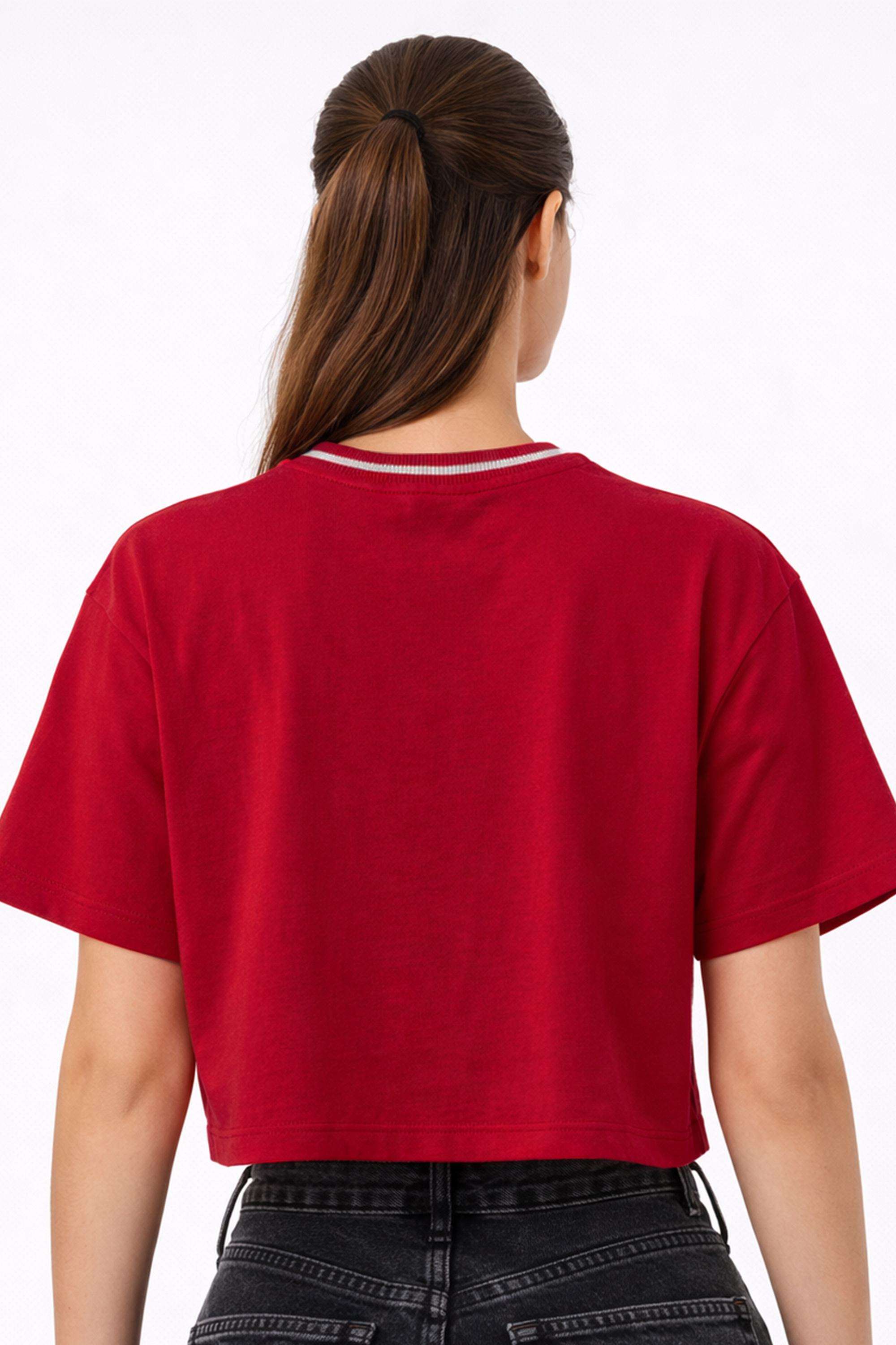 Graphic-Print-Cotton-Blend-Round-Neck-Women-s-T-Shirt