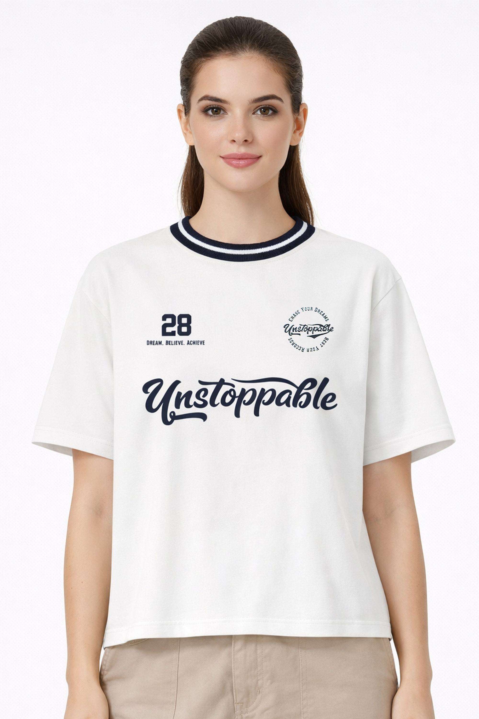 Graphic-Print-Cotton-Blend-Round-Neck-Women-s-T-Shirt