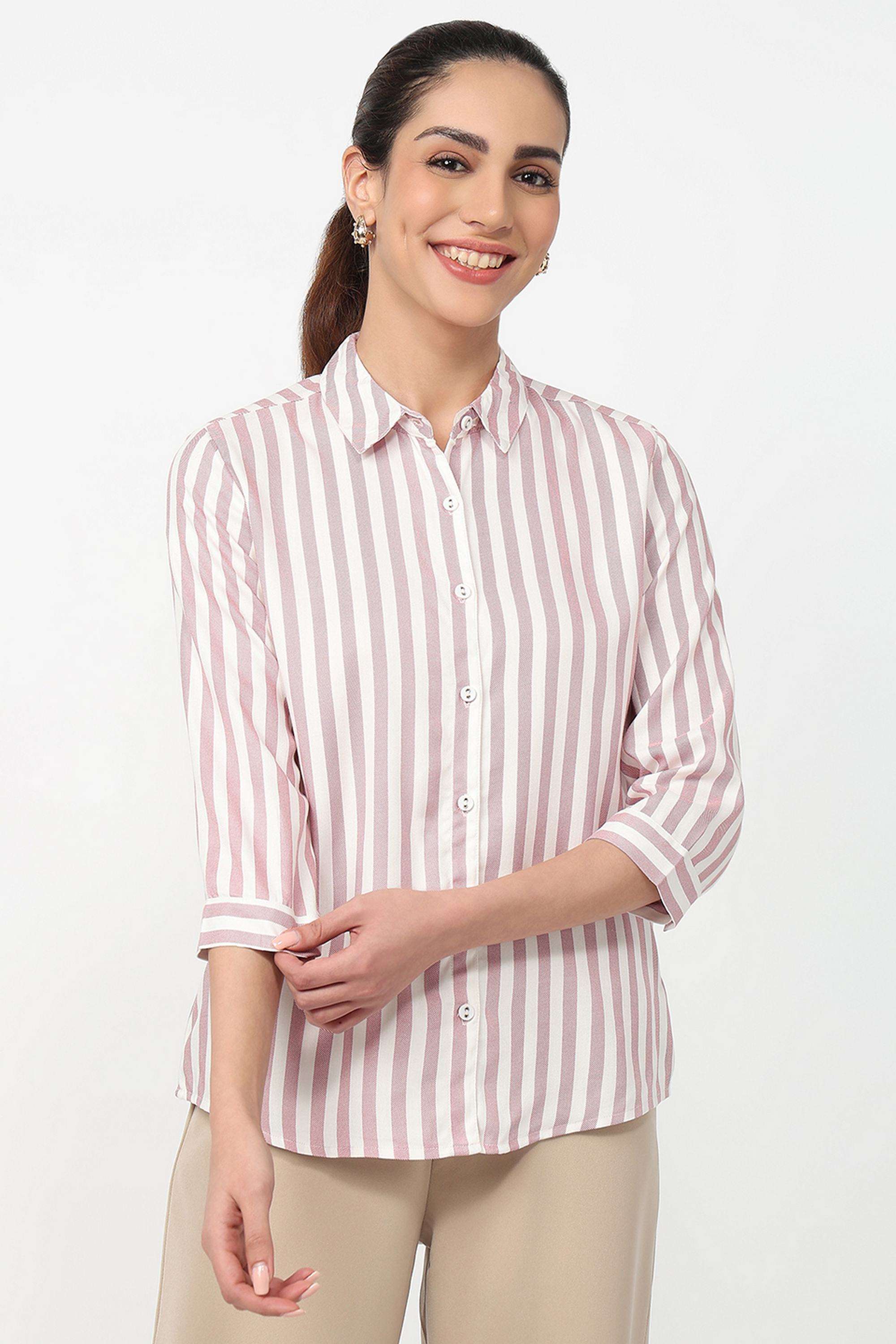 Stripes-Rayon-Women-s-Shirt