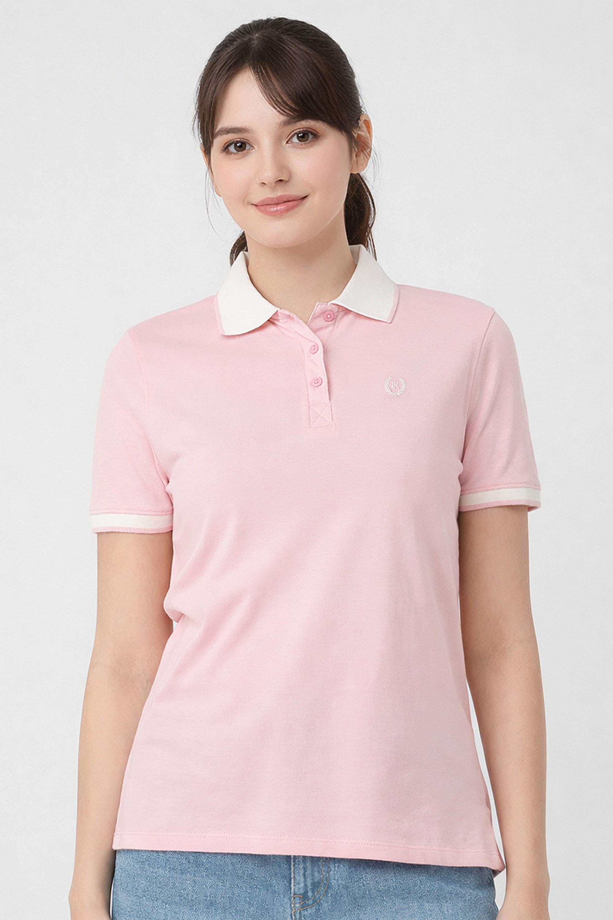 kraus Solid Cotton Blend Polo Women's T-Shirt-picture-16