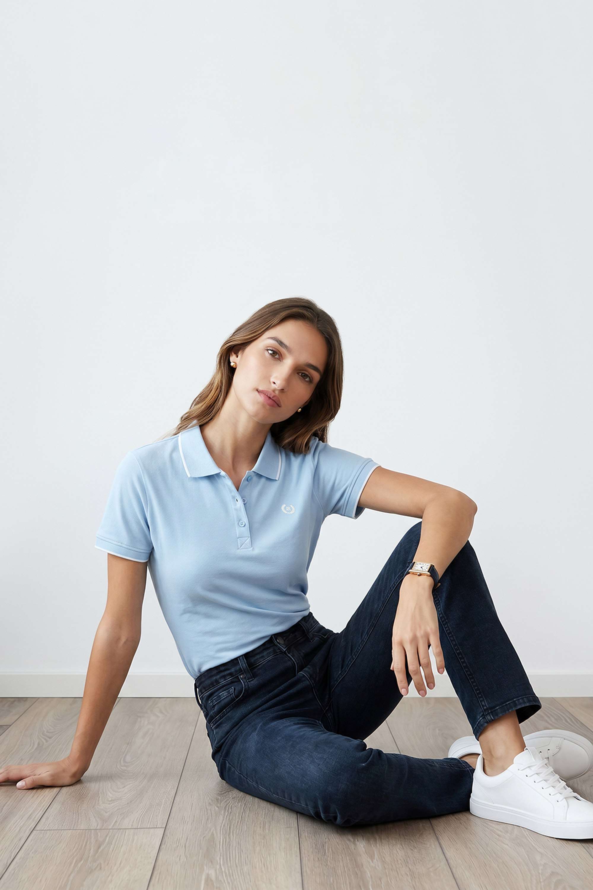 kraus Solid Cotton Blend Polo Women's T-Shirt-picture-27