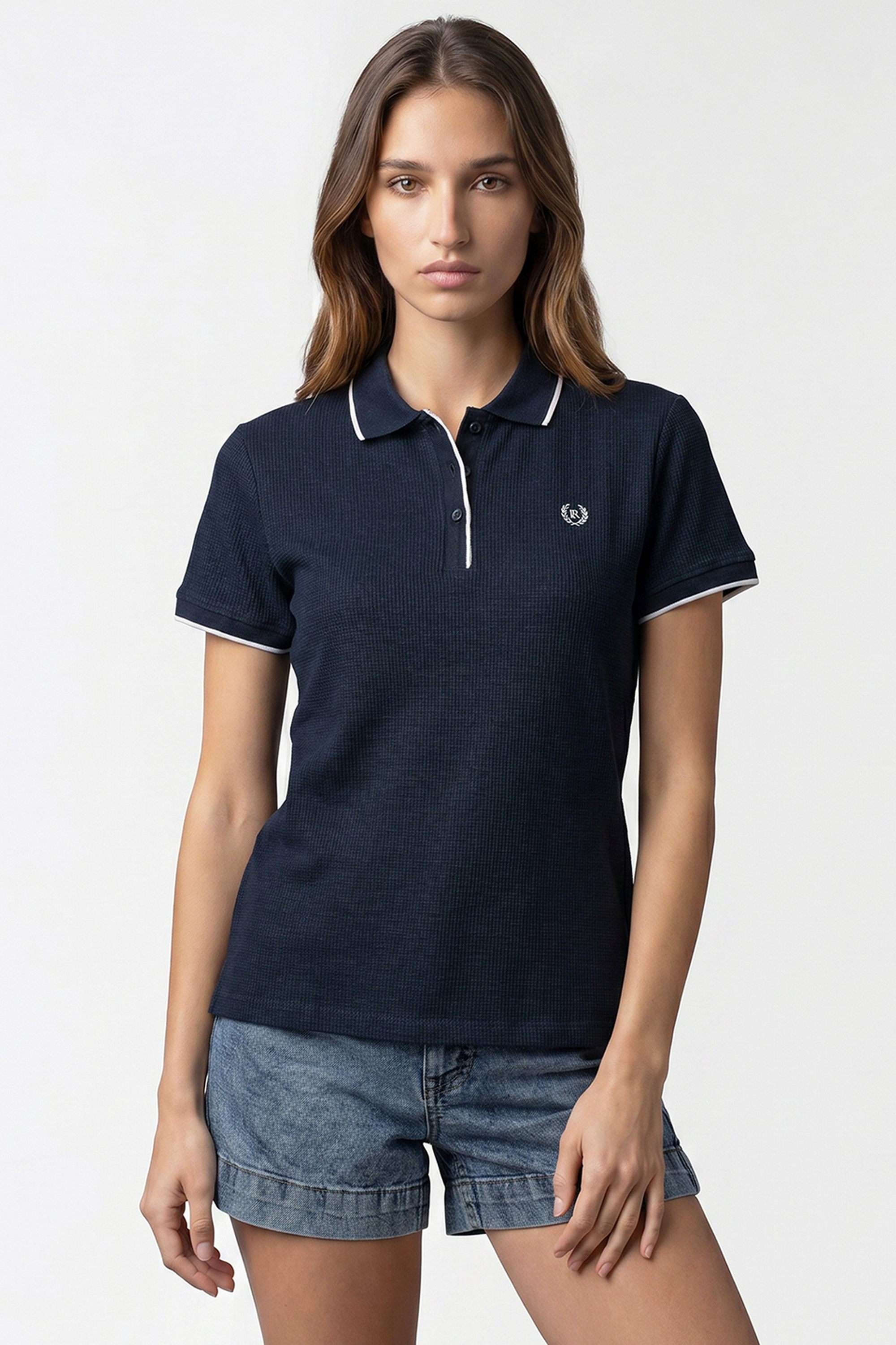 kraus Solid Cotton Blend Polo Women's T-Shirt-picture-30