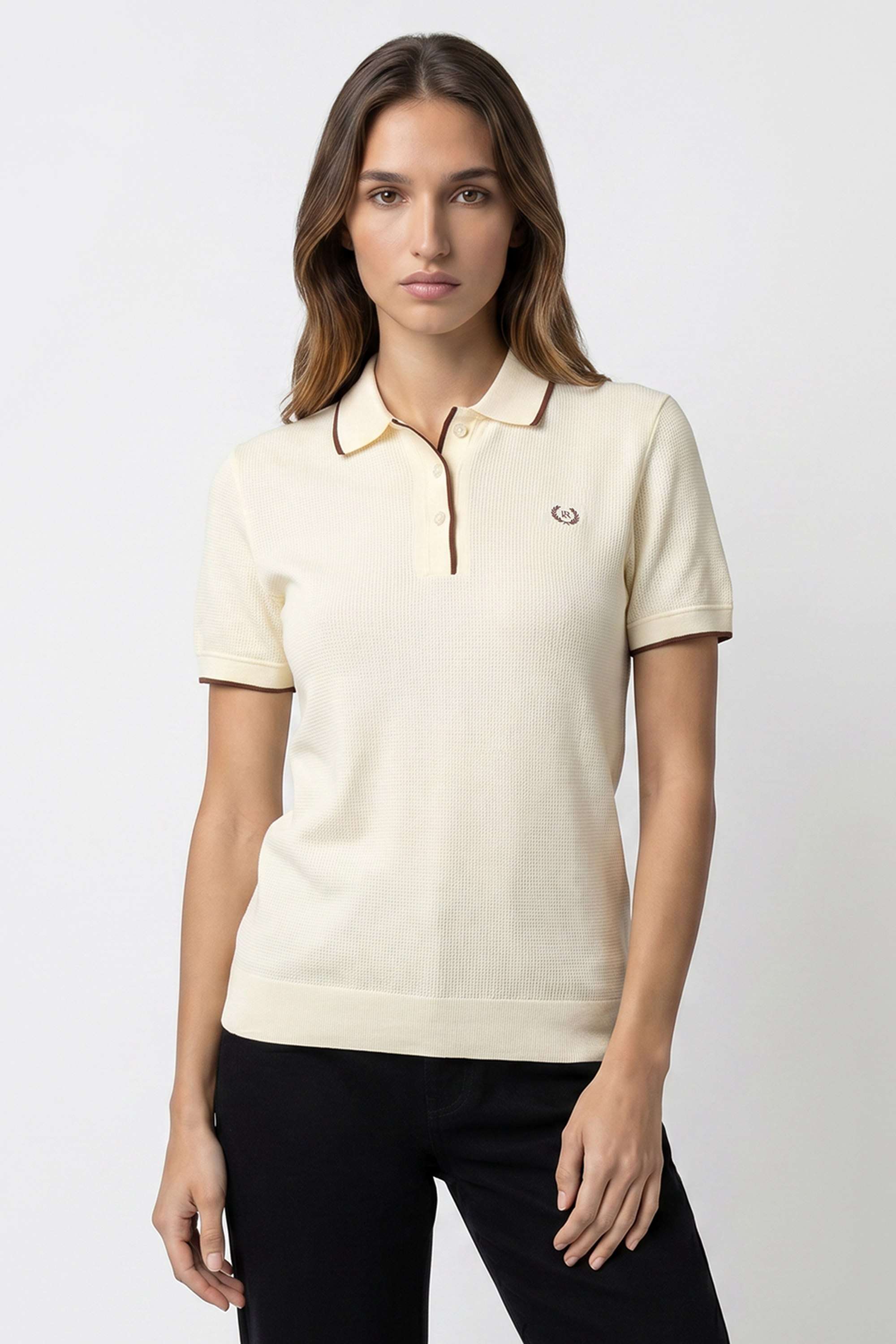 kraus Solid Cotton Blend Polo Women's T-Shirt-picture-14
