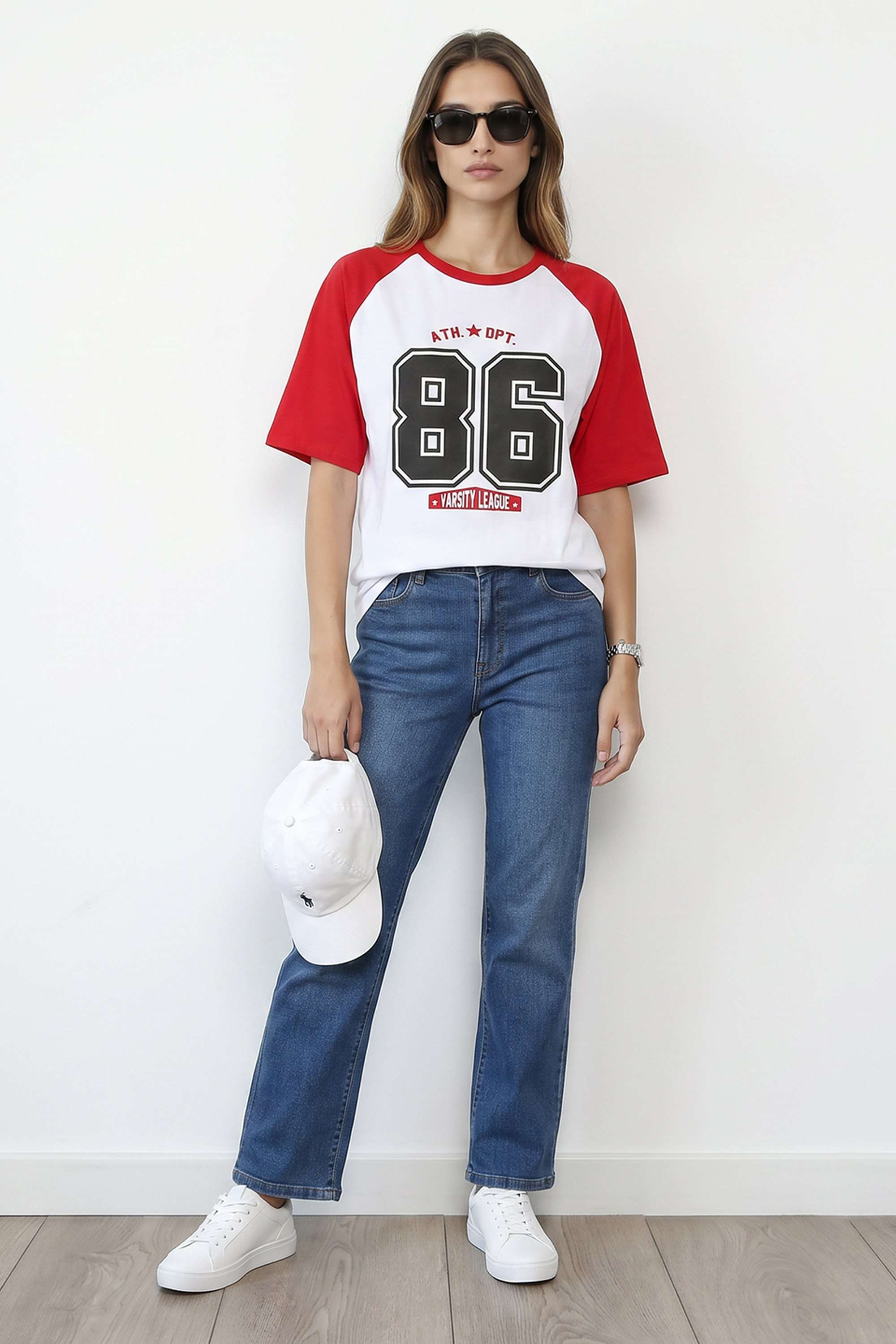 kraus Printed Blended Fabric Women's Oversized Fit T-Shirt-picture-14