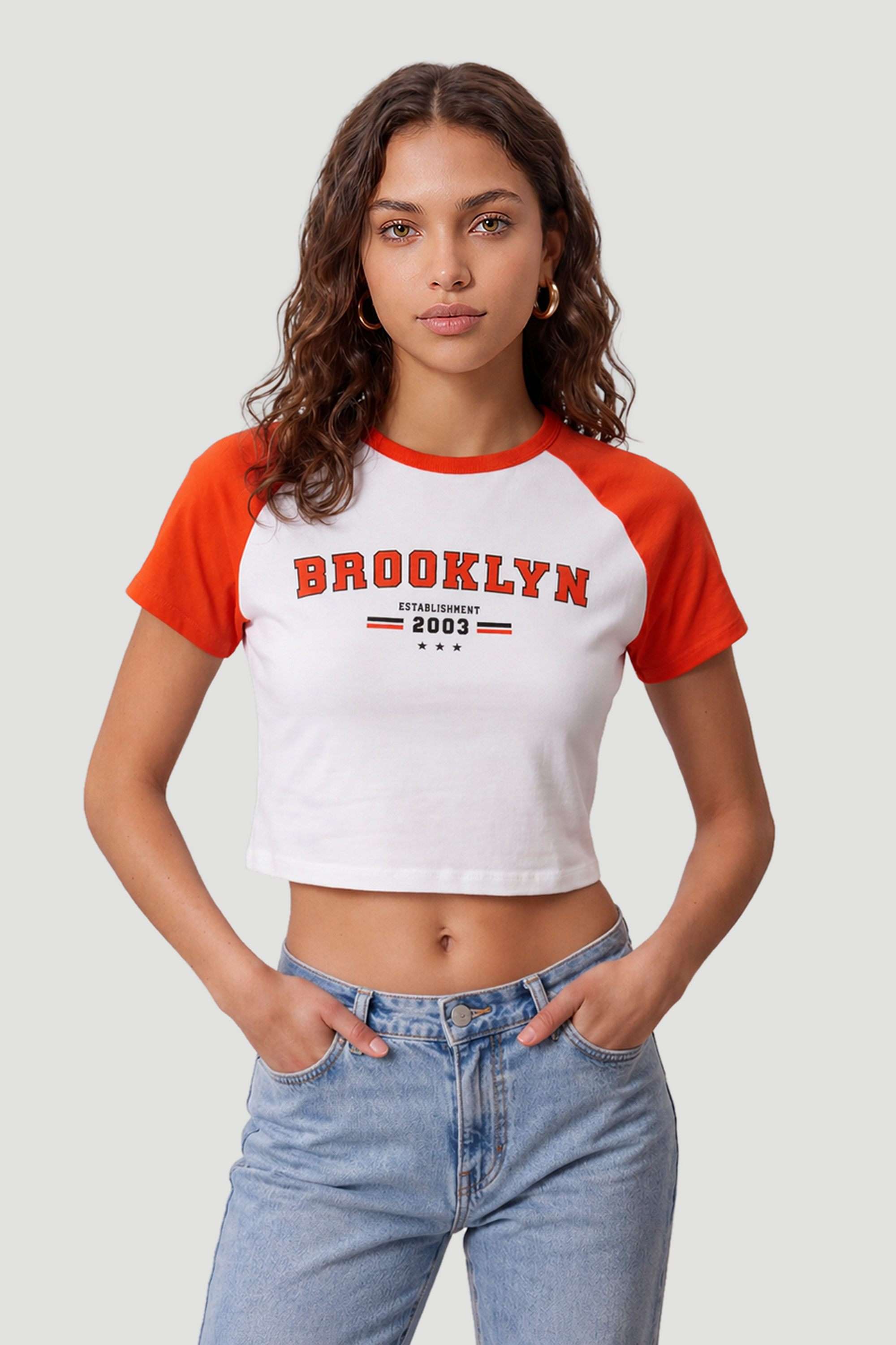 kraus Graphic Print Cotton Blend Round Neck Women's T-Shirt-picture-38