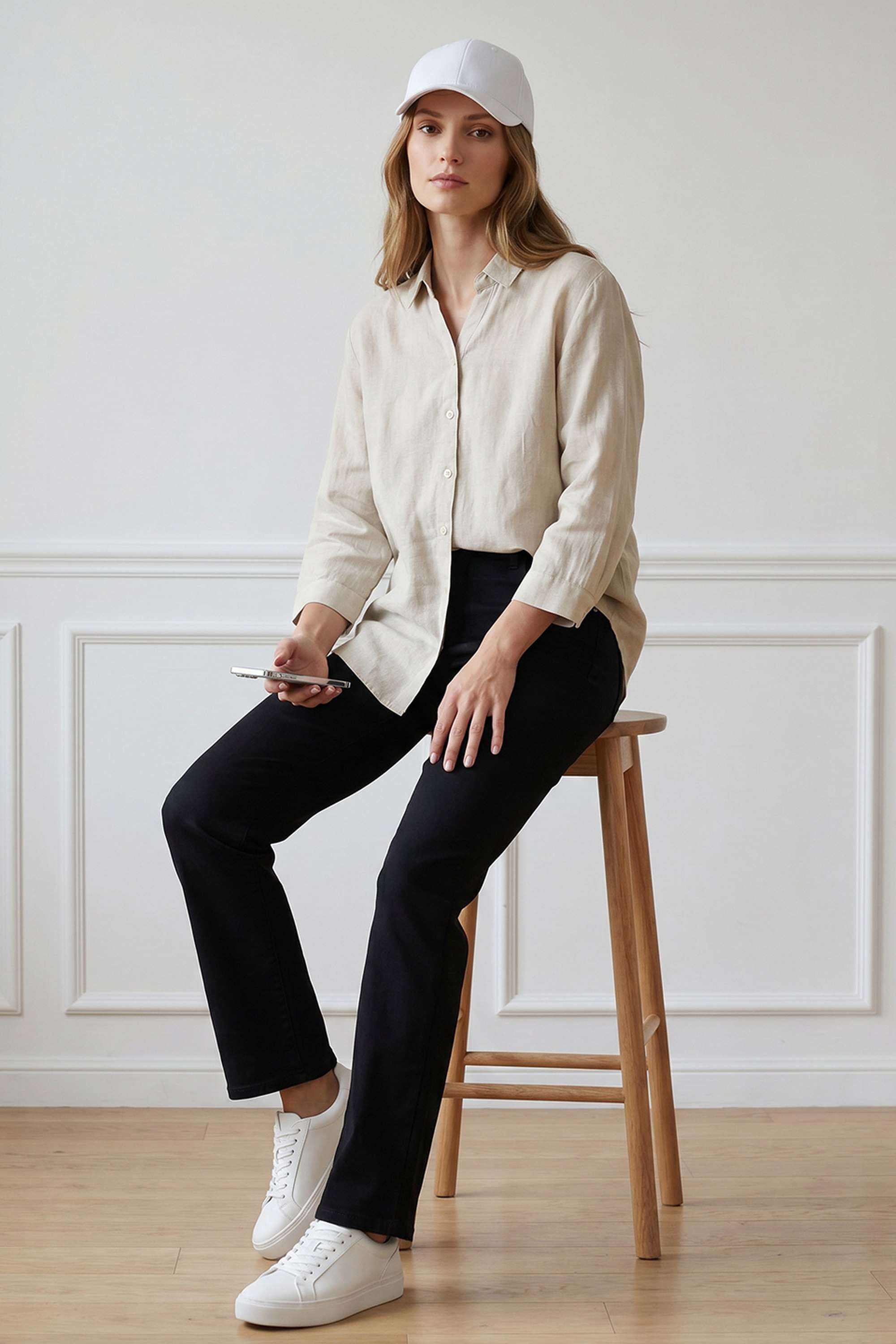 kraus Solid Blended Fabric Women's Slim Fit Shirt-picture-15