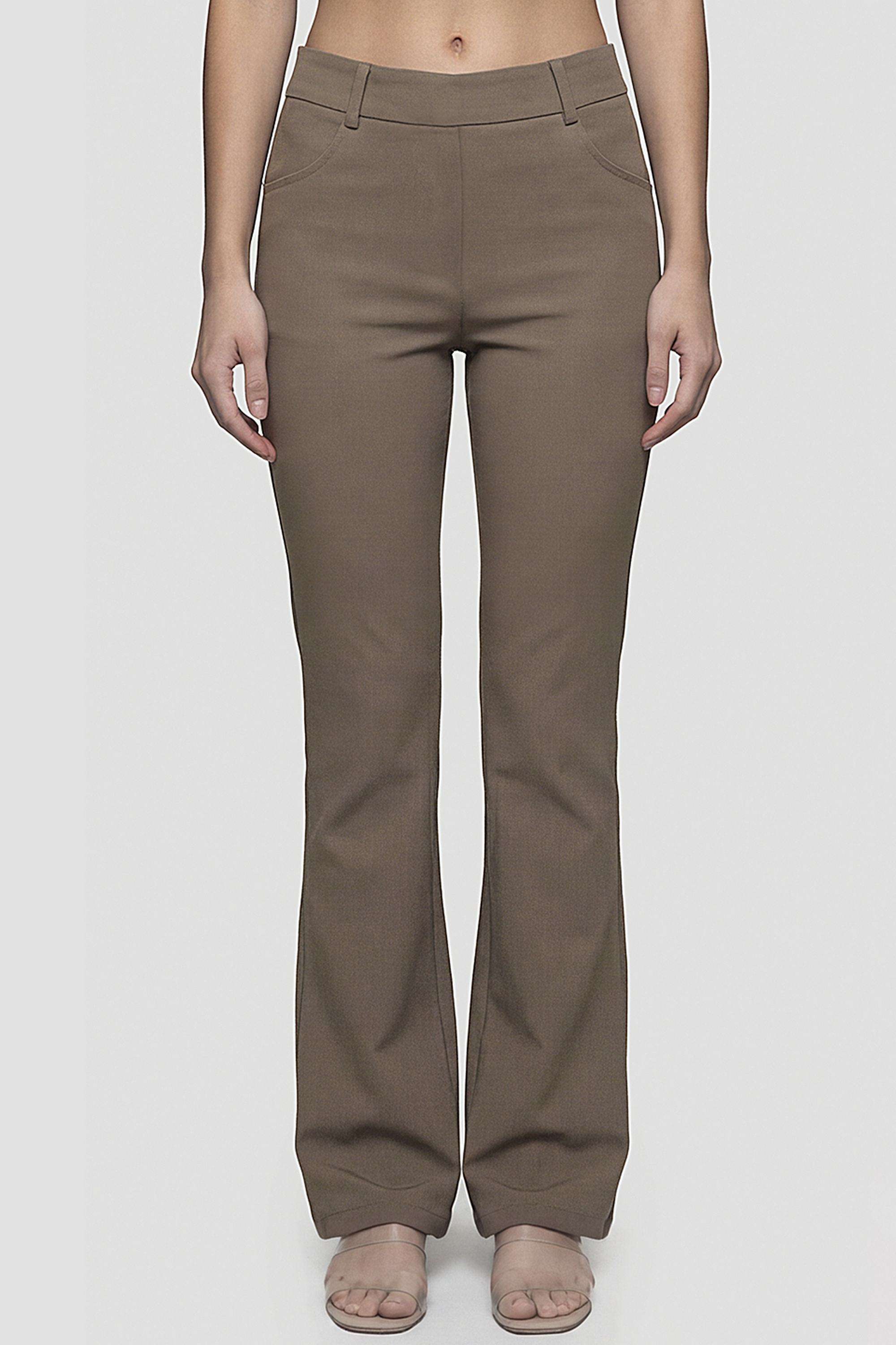Solid-Blended-Relaxed-Fit-Women-s-Treggings