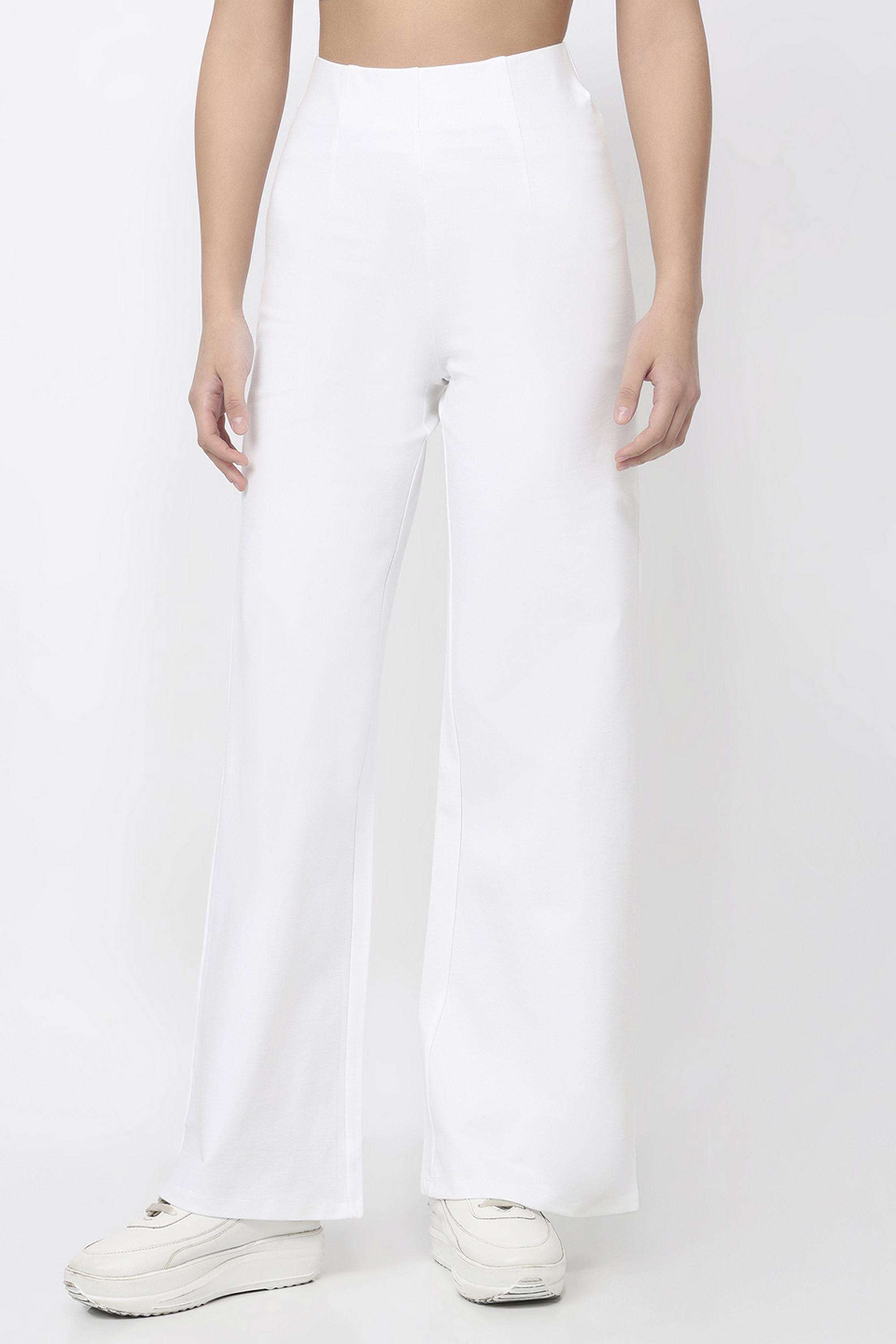 Blended-Fabric-Relaxed-Fit-Women-s-Treggings