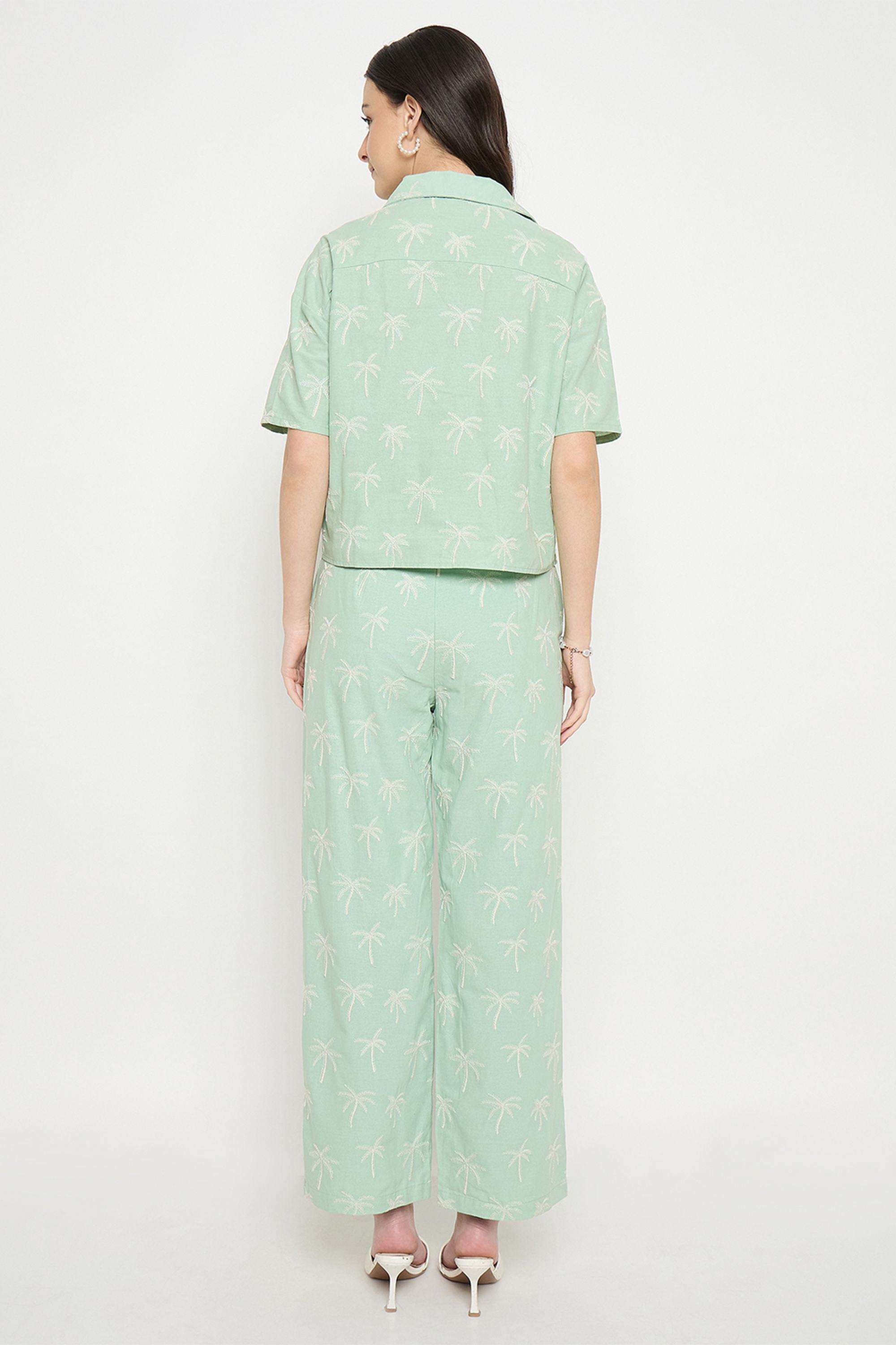 Printed-Cotton-Collared-Women-s-Festive-Wear-Co-Ord-Set
