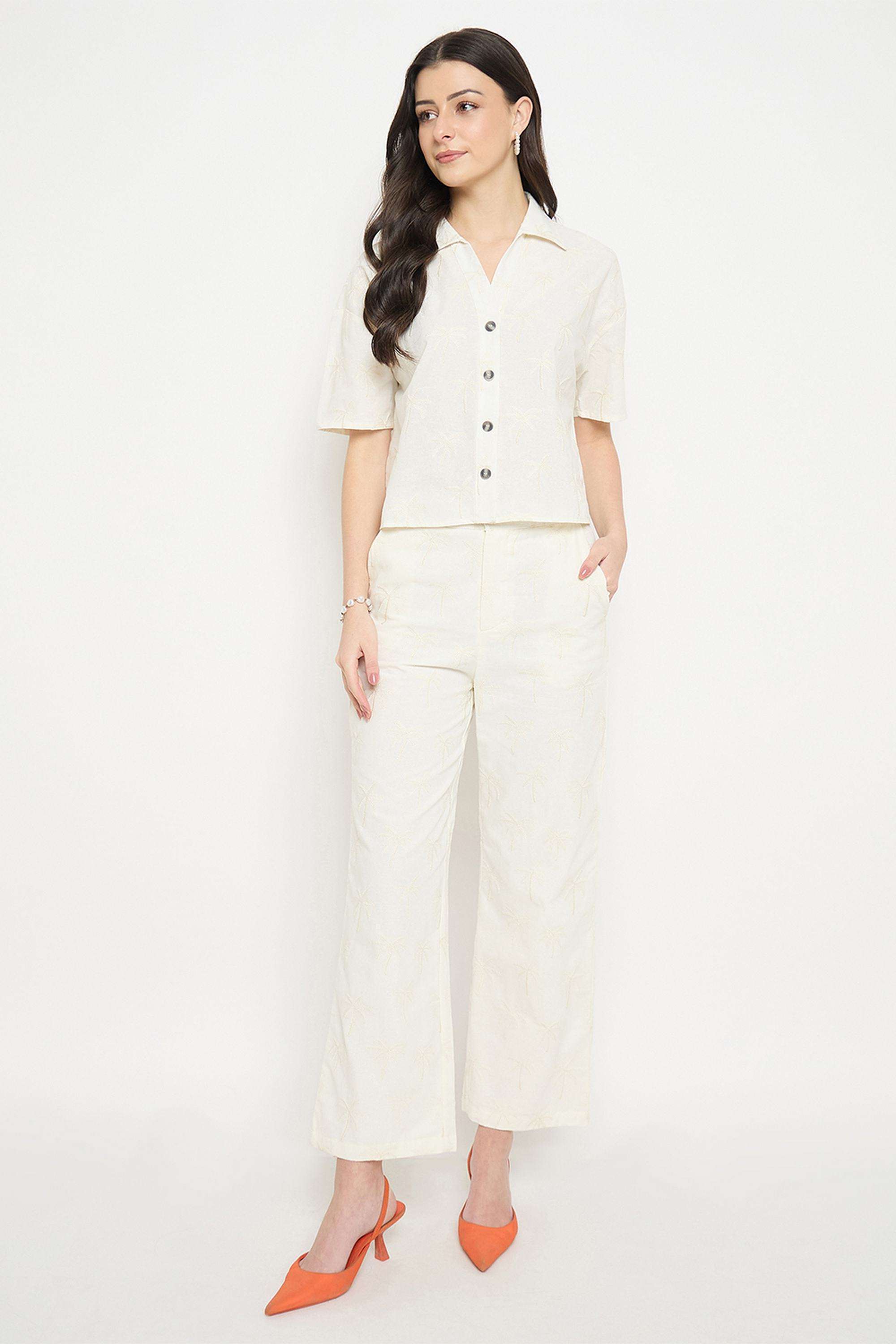 Printed-Cotton-Collared-Women-s-Festive-Wear-Co-Ord-Set