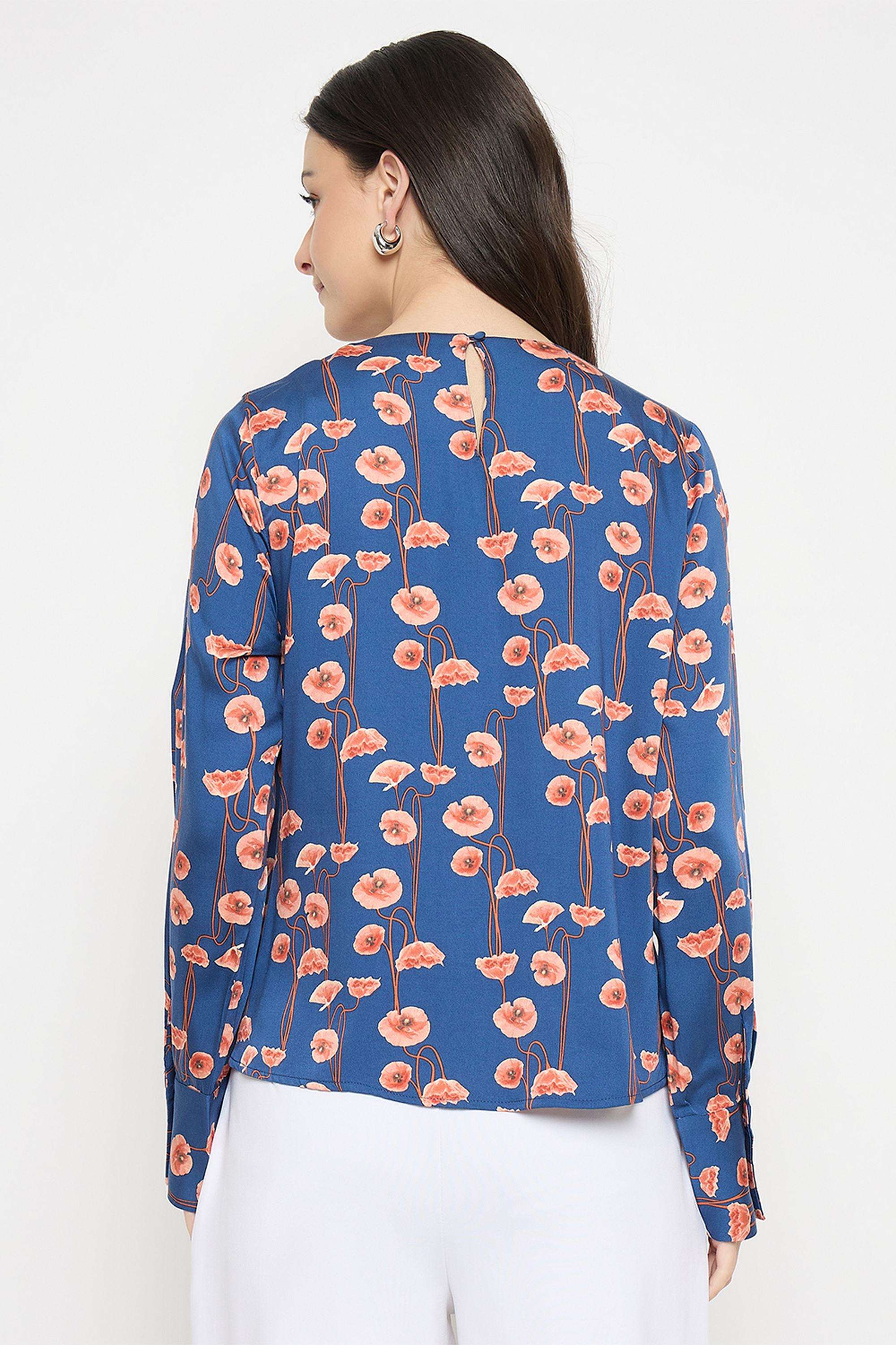 Solid-Cotton-Collared-Women-s-T-Shirt