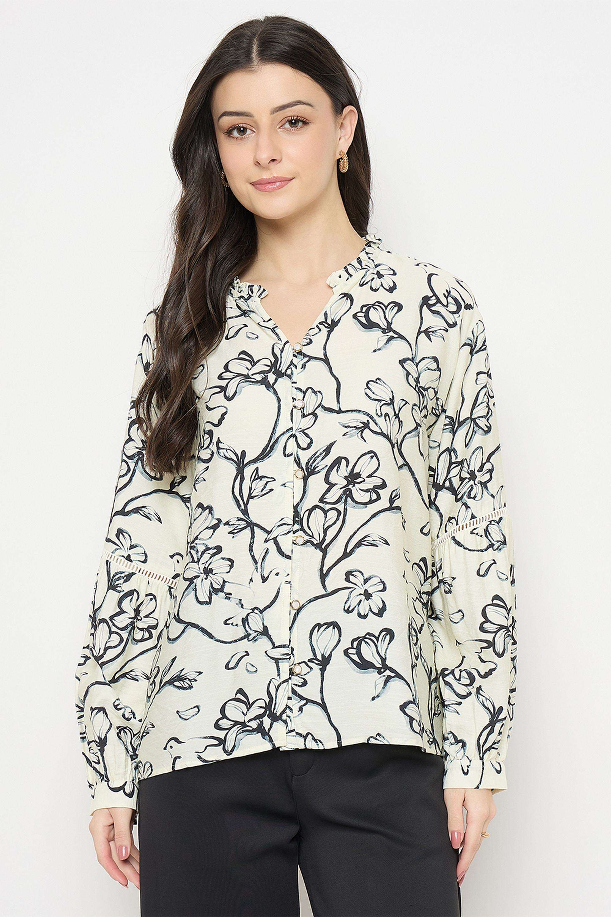 Solid-Cotton-Collared-Women-s-T-Shirt
