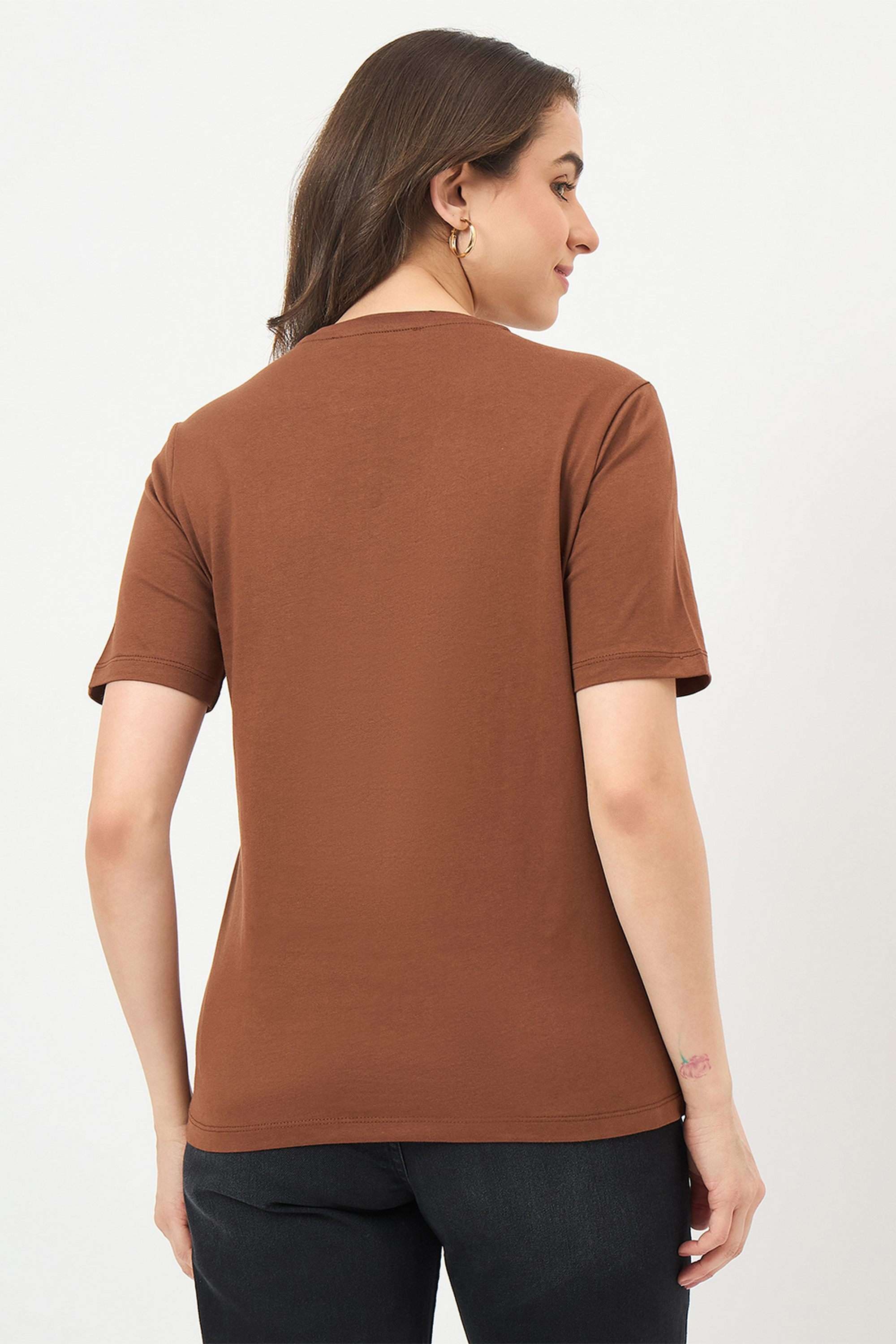 Embellished-Cotton-Round-Neck-Women-s-T-Shirt