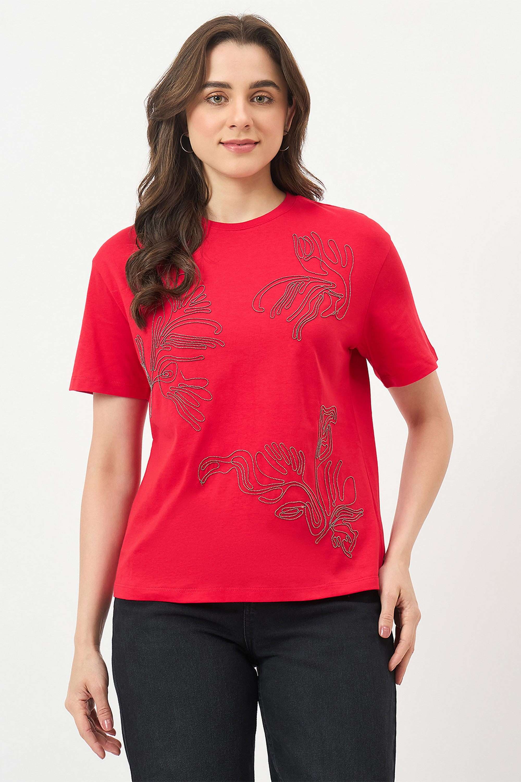 Printed-Cotton-Round-Neck-Women-s-T-Shirt