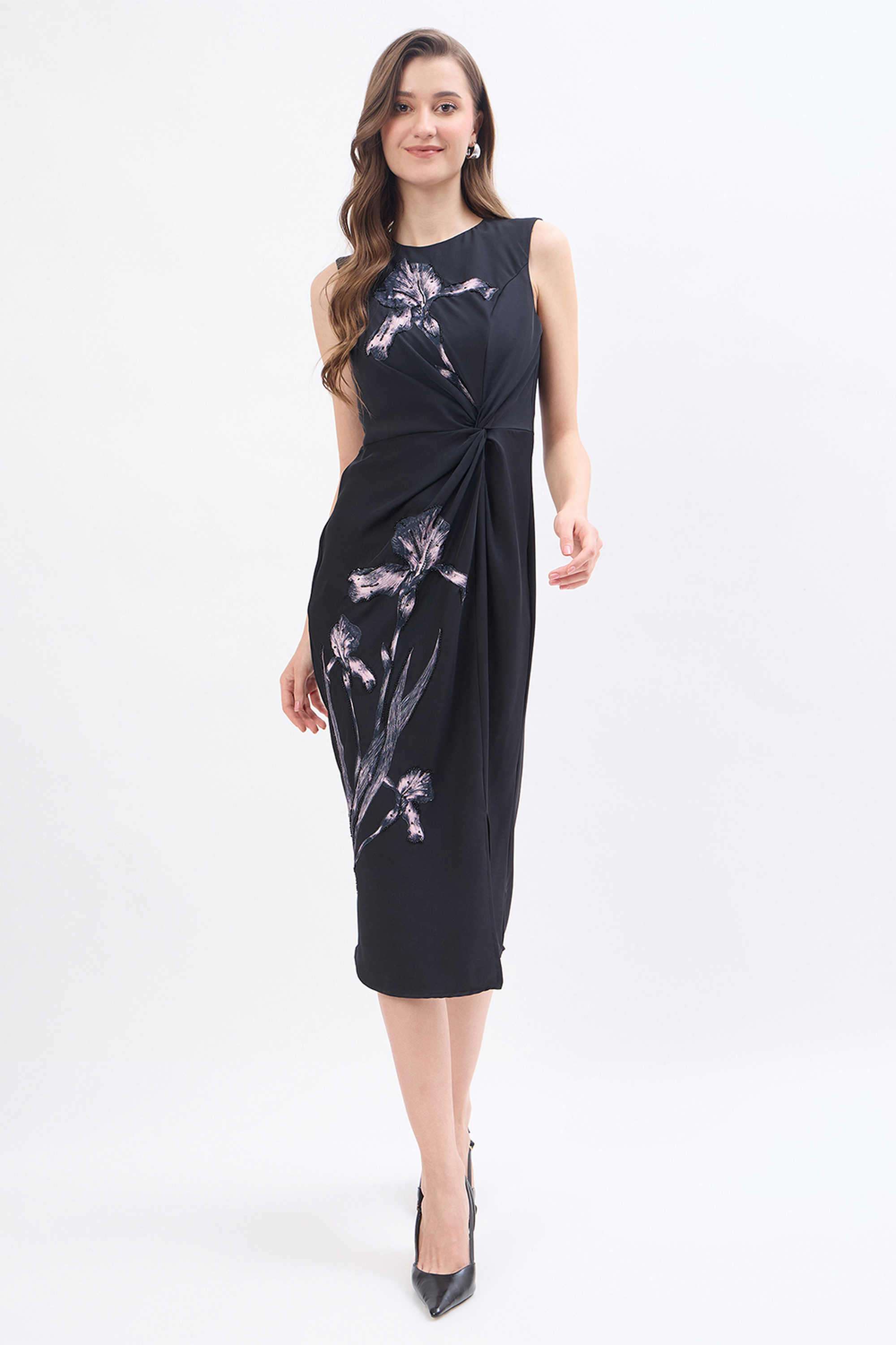 madame Floral Polyester Regular Fit Women's Dress-picture-12