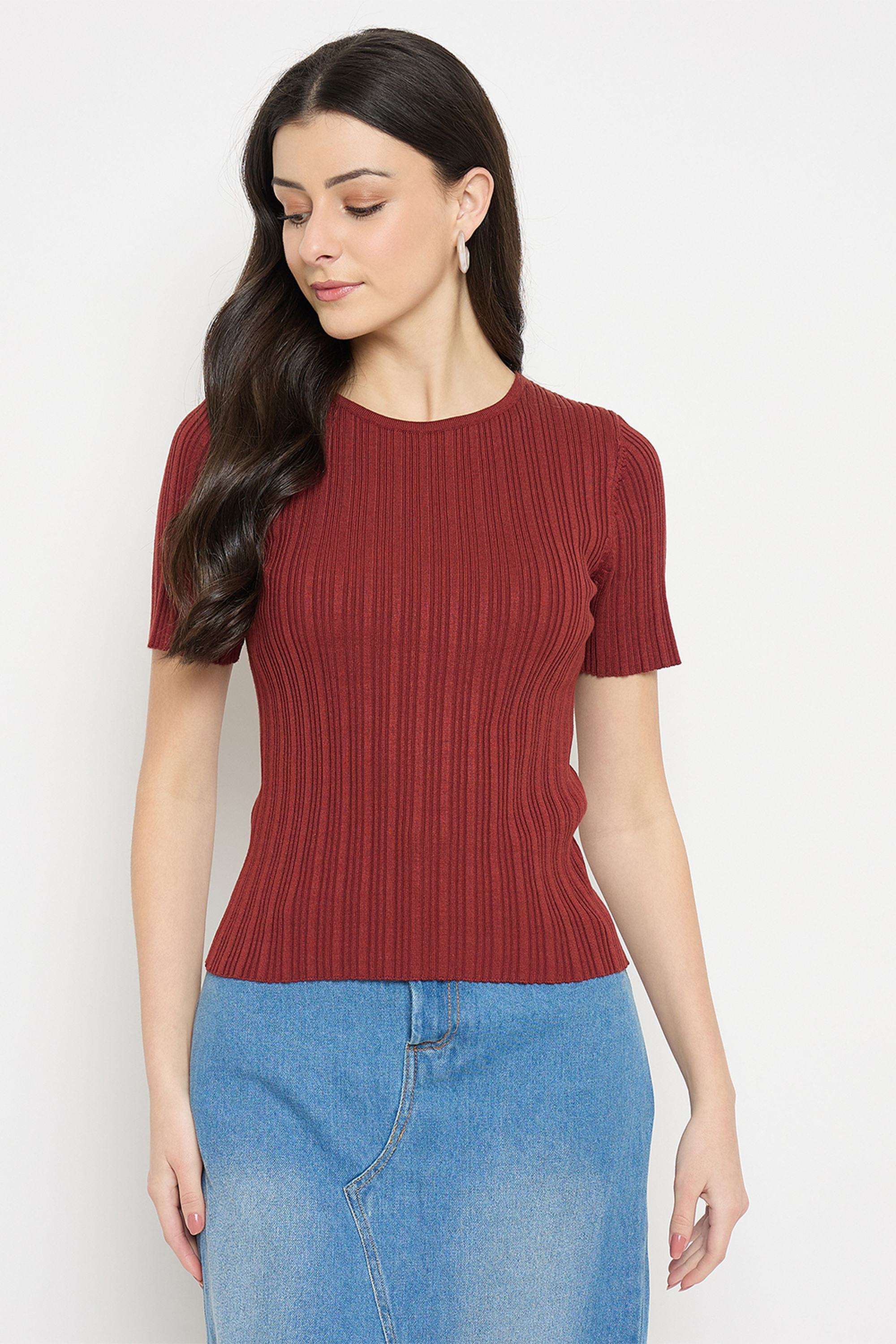madame Solid Cotton Collared Women's T-Shirt-picture-23