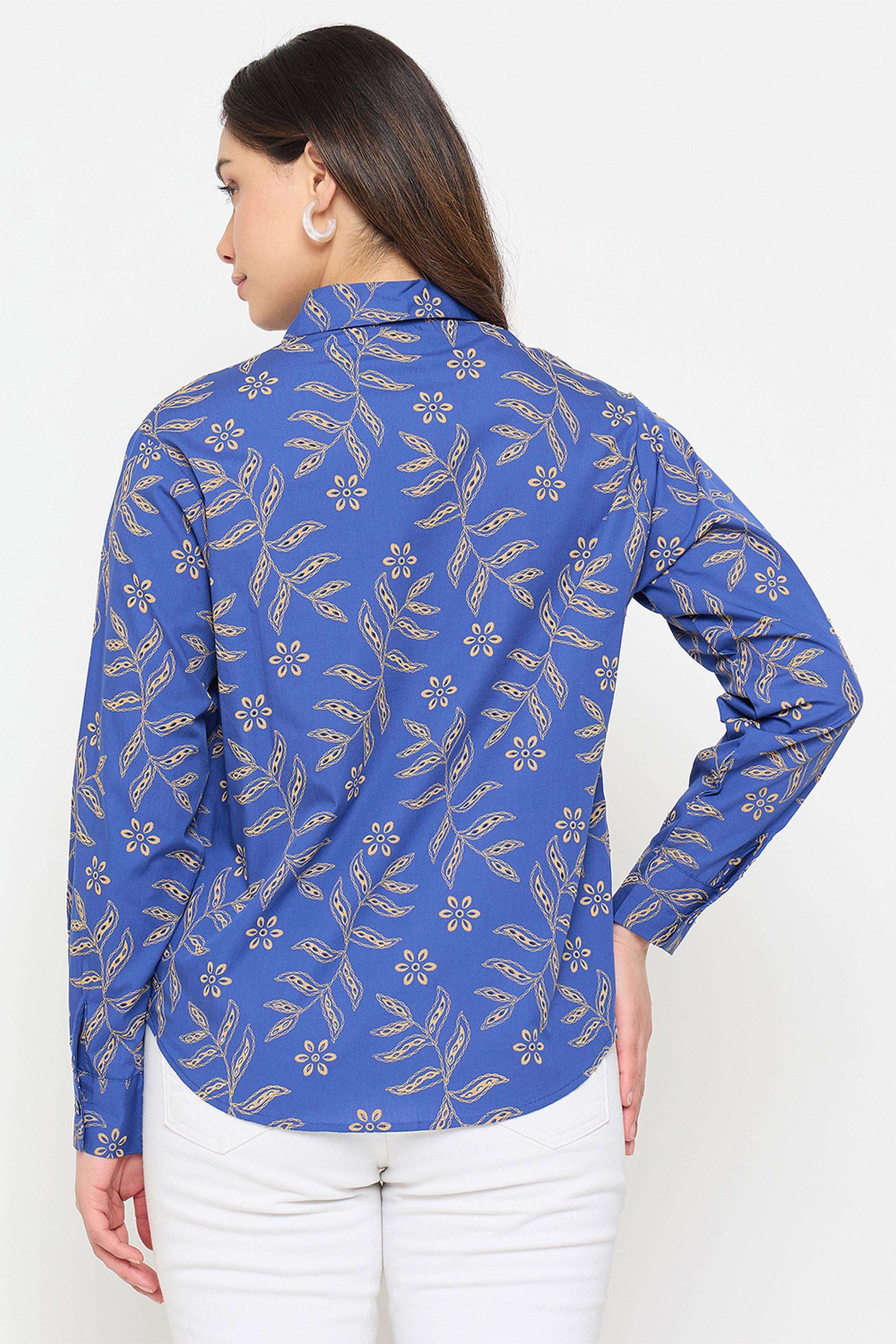 Solid-Cotton-Women-s-Casual-Wear-Shirt