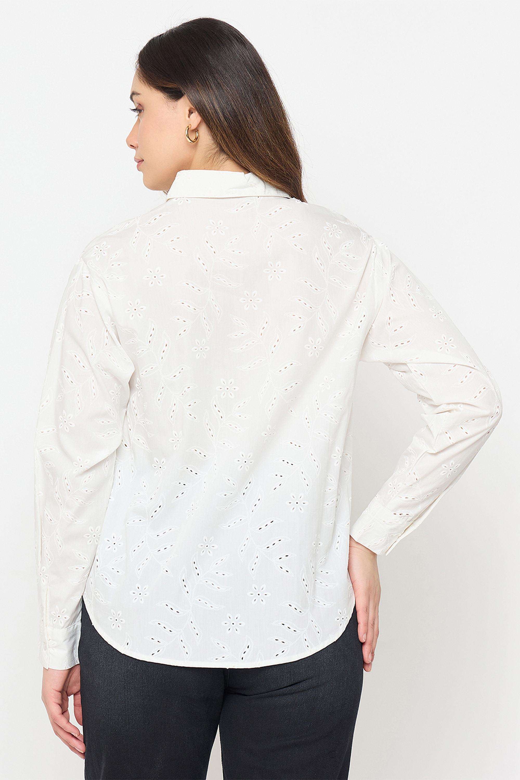 Solid-Cotton-Women-s-Casual-Wear-Shirt