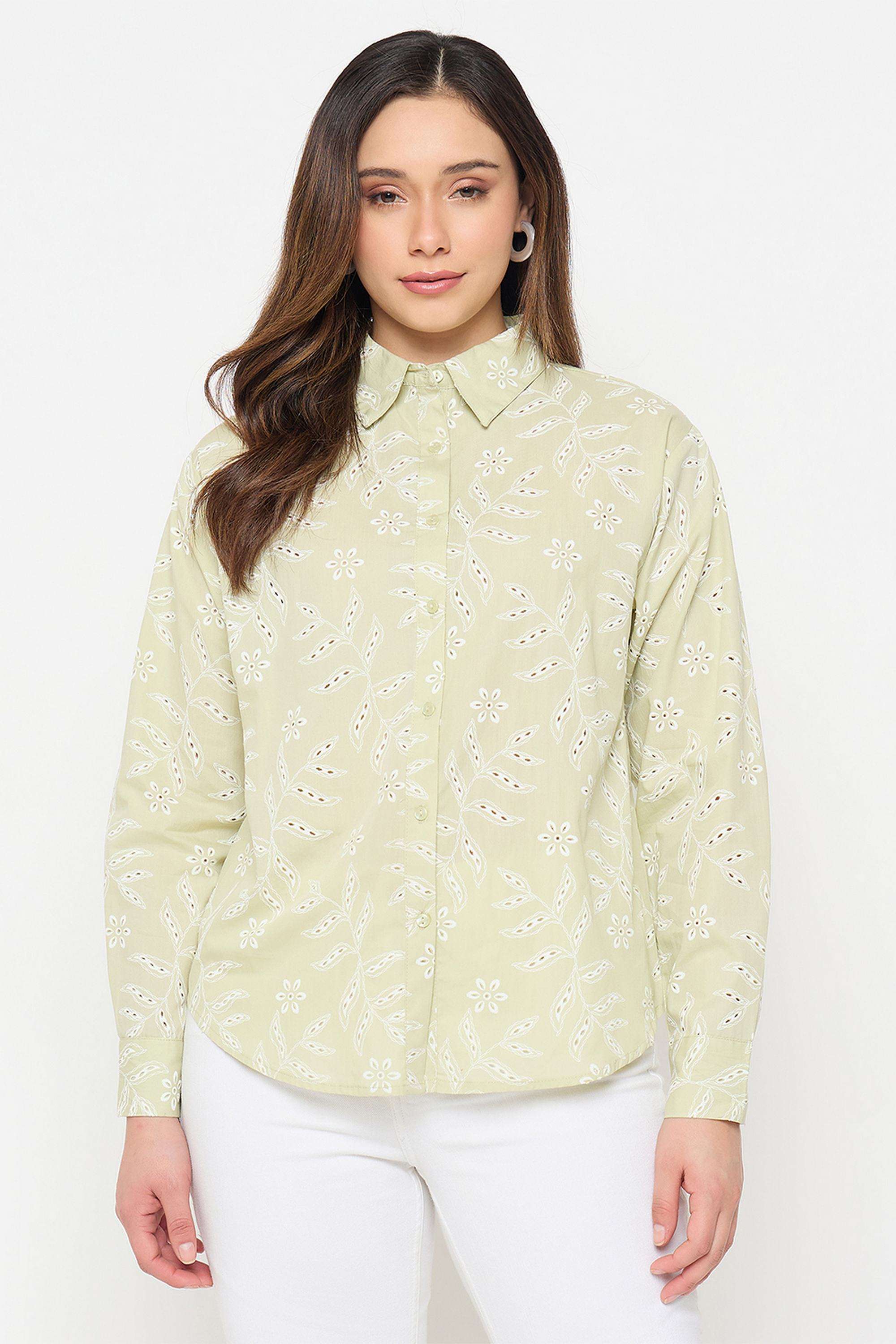 madame Solid Cotton Women's Casual Wear Shirt-picture-29