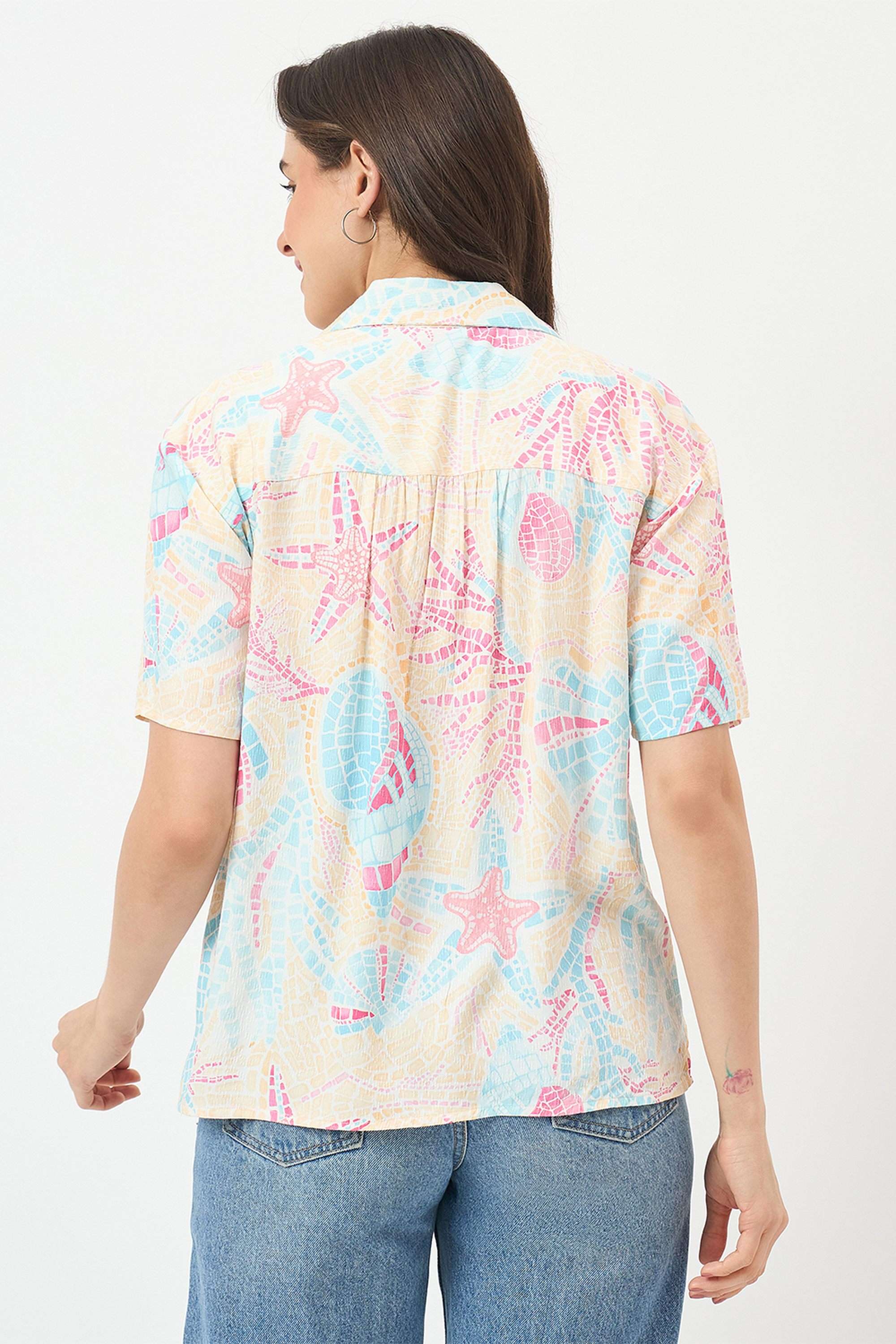 Printed-Rayon-Women-s-Casual-Wear-Shirt