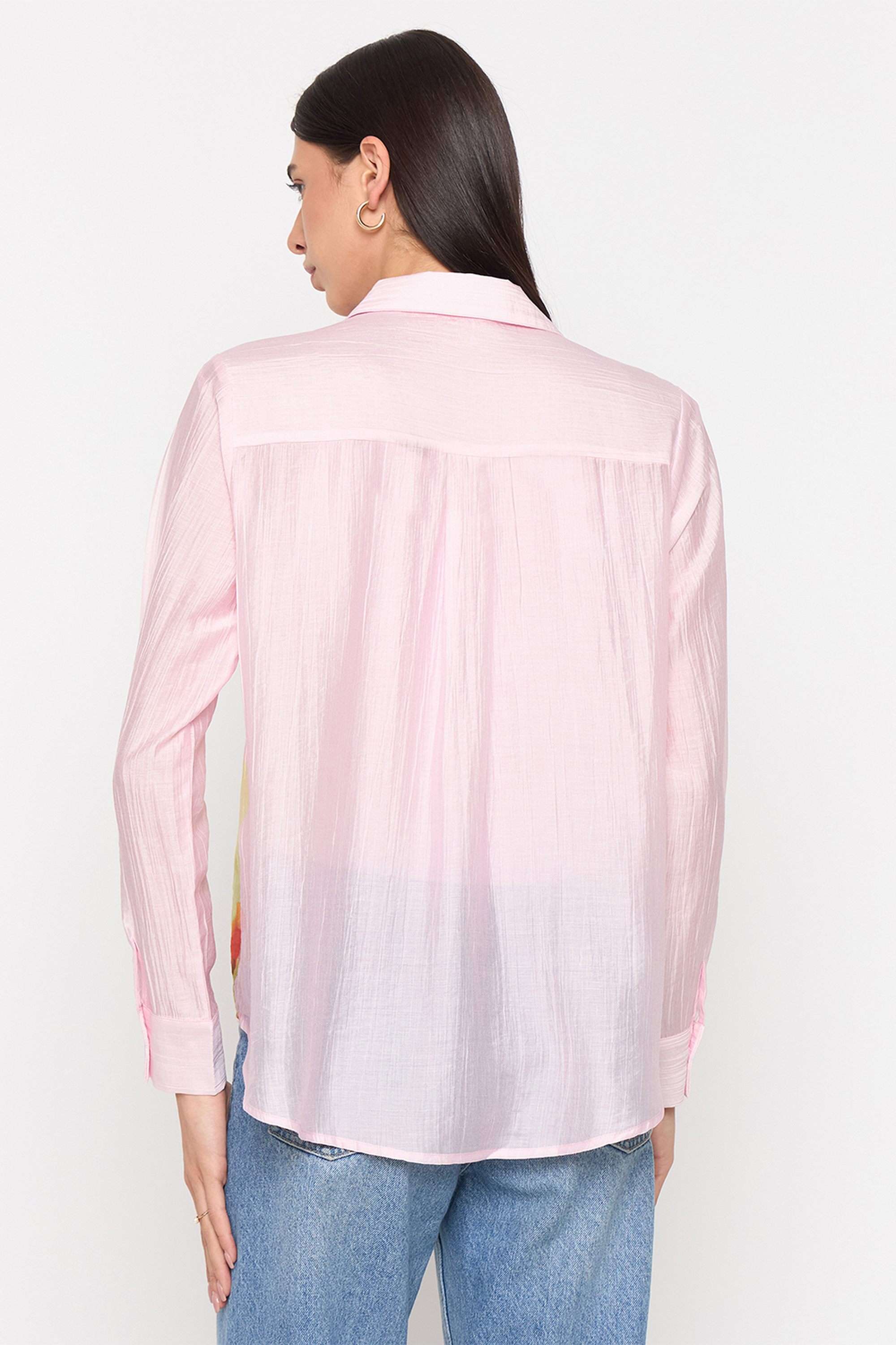 Printed-Nylon-Women-s-Casual-Wear-Shirt