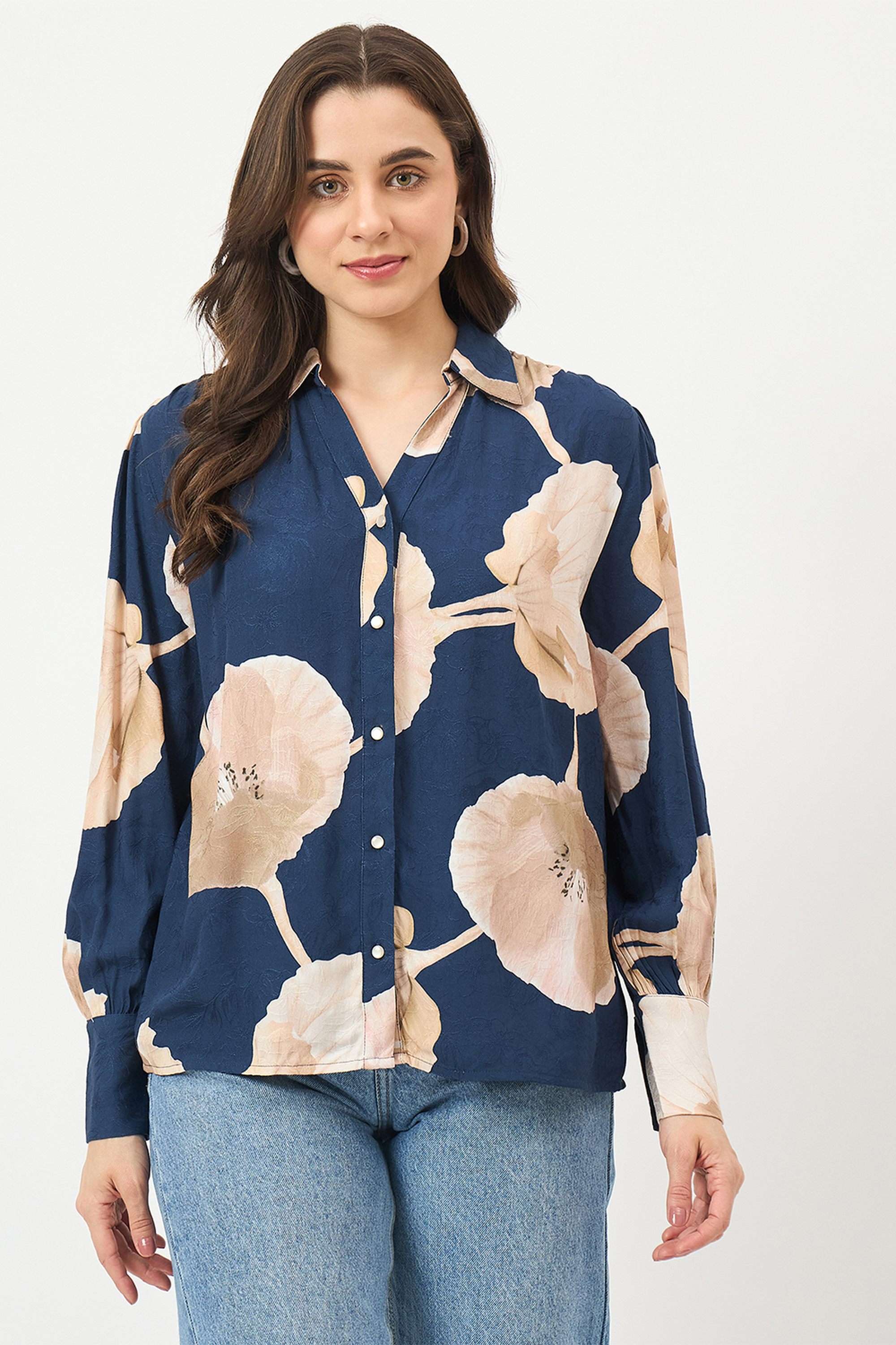 Printed-Rayon-Women-s-Casual-Wear-Shirt