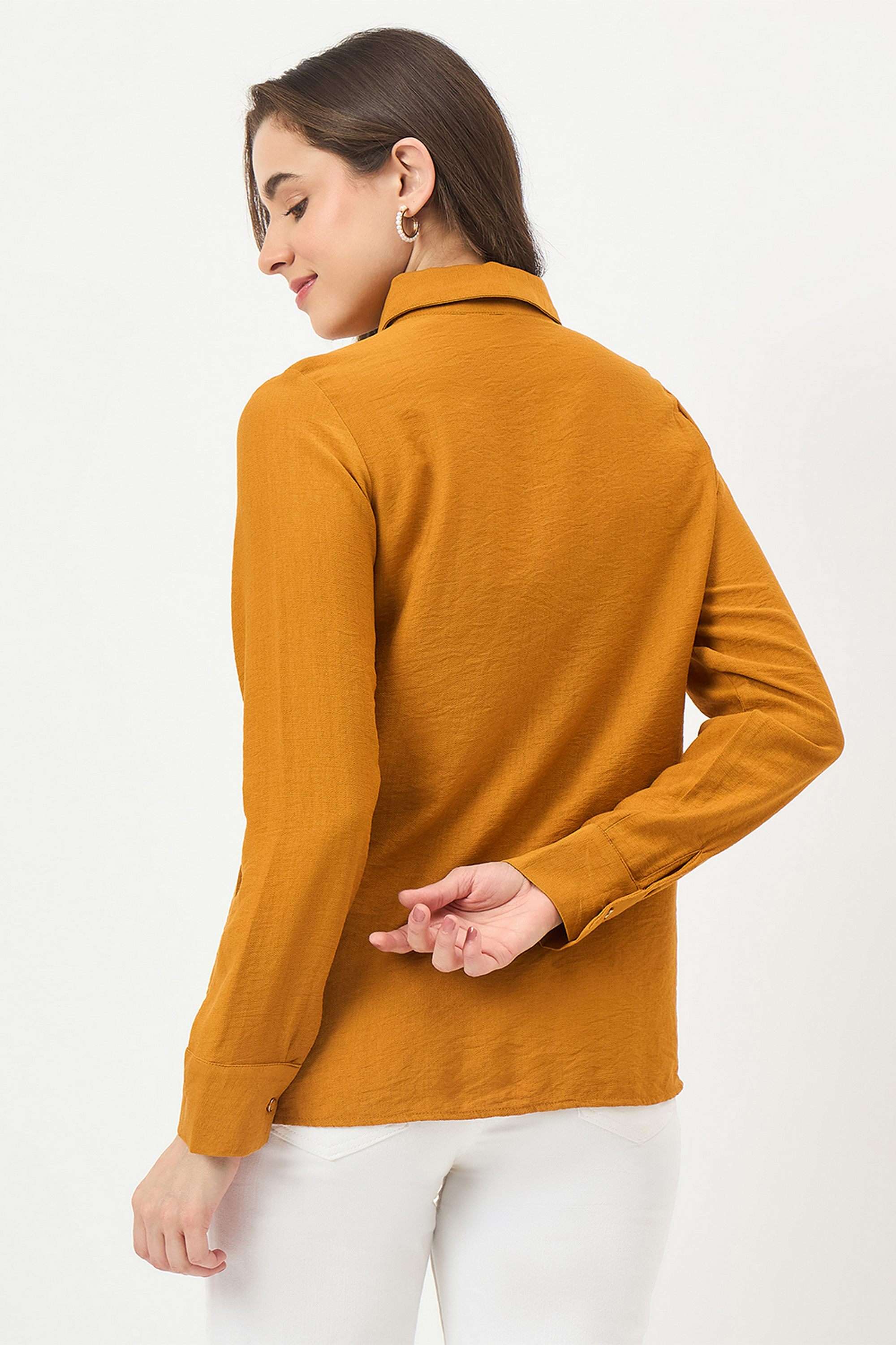 Textured-Rayon-Women-s-Casual-Wear-Shirt