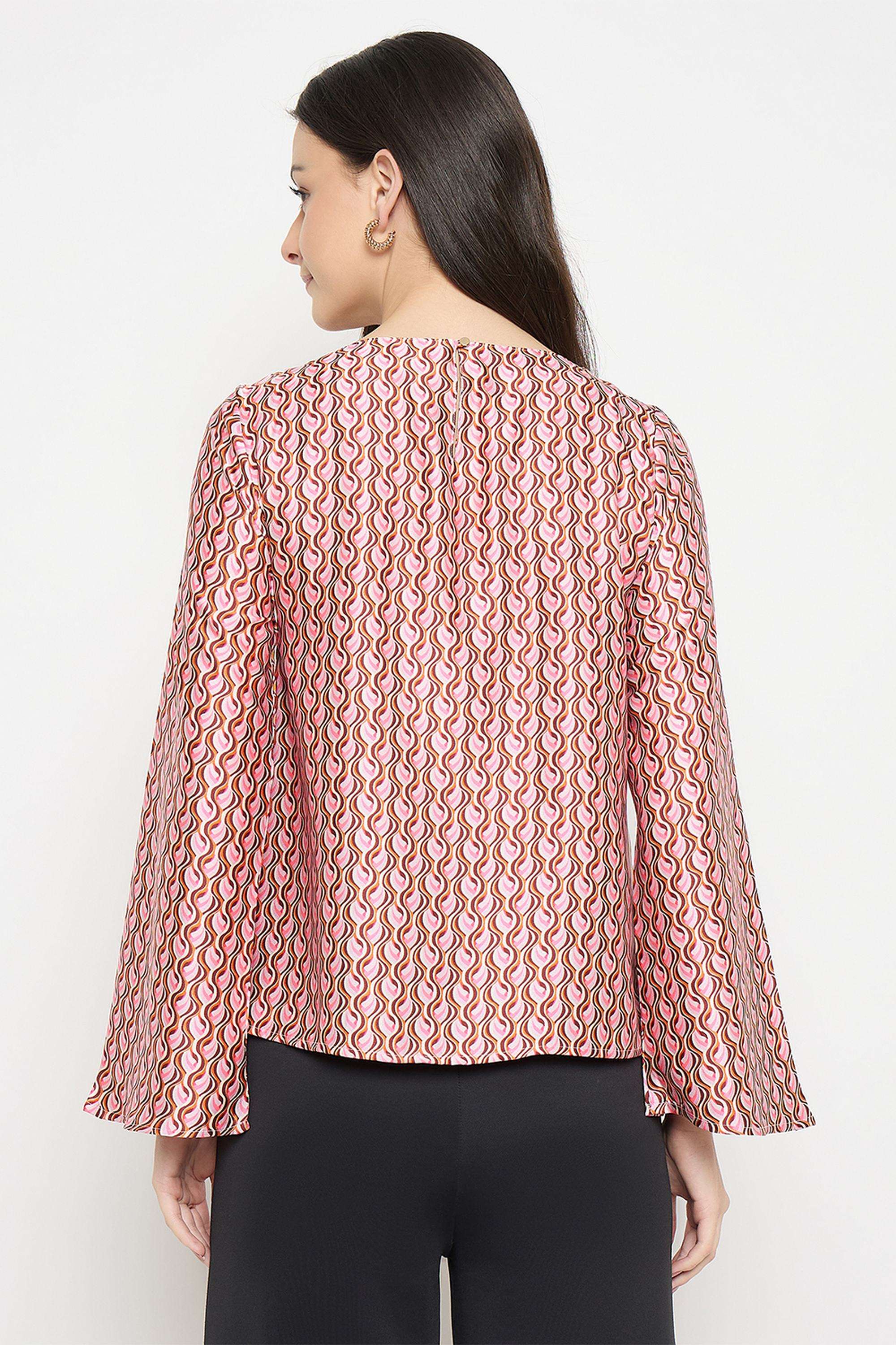 Solid-Cotton-Collared-Women-s-T-Shirt