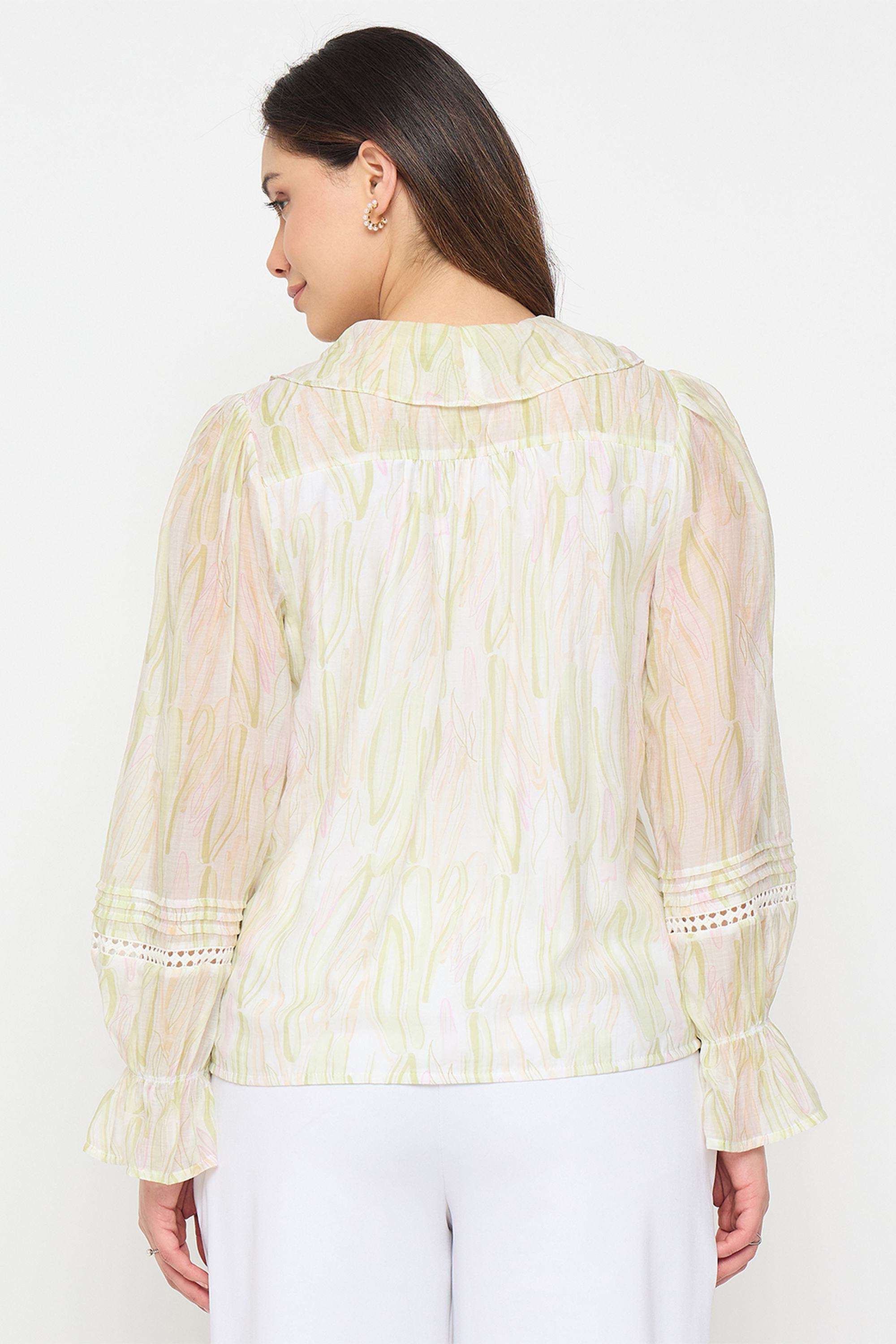 Solid-Rayon-V-Neck-Women-s-Top
