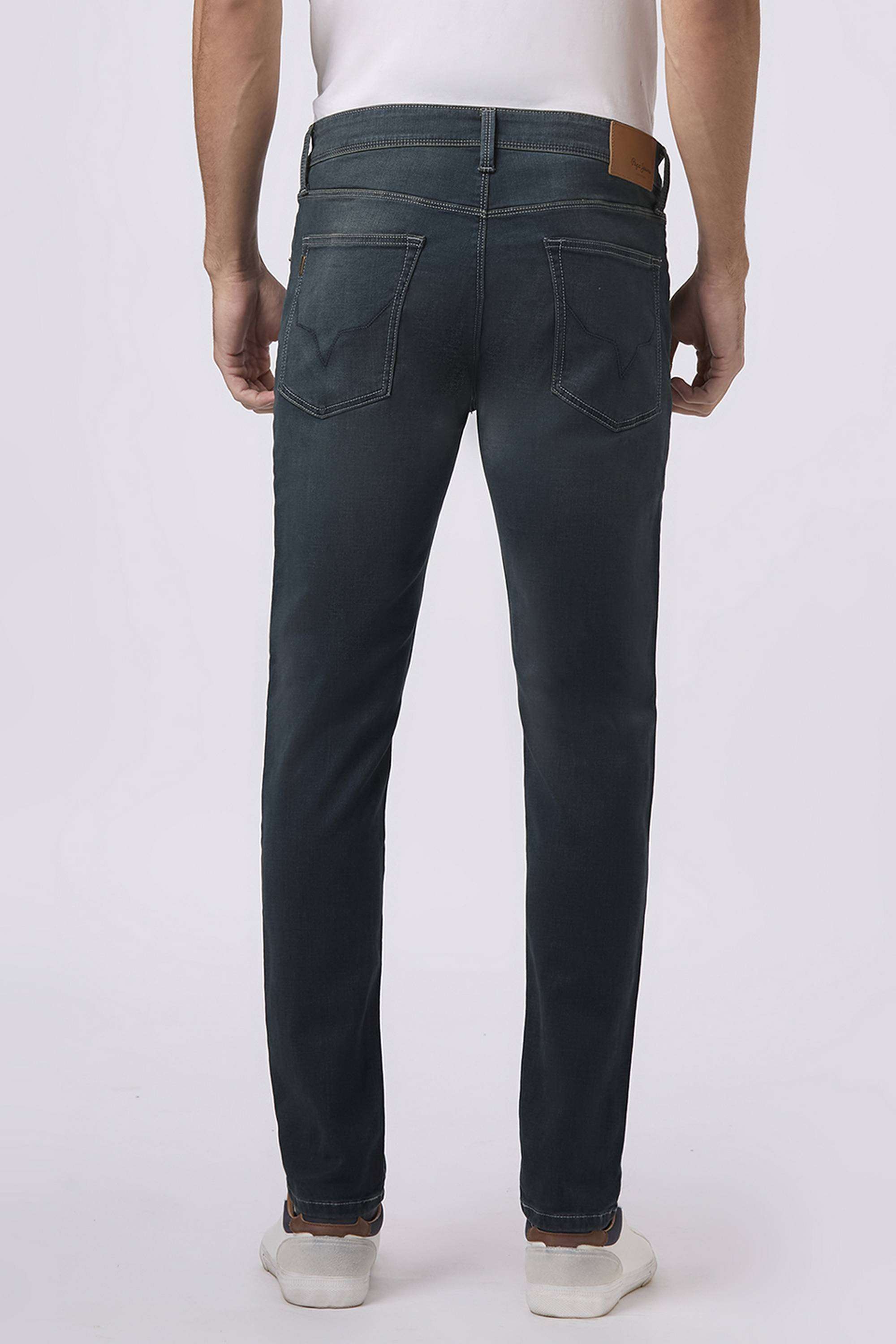 Solid-Cotton-Blend-Slim-Fit-Men-s-Jeans