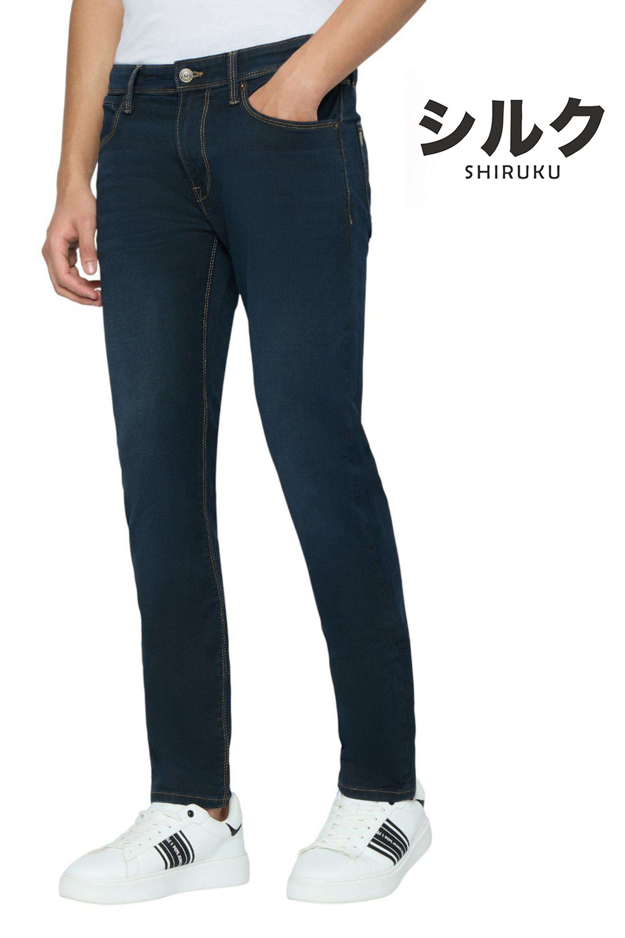 Solid-Cotton-Stretch-Slim-Fit-Men-s-Jeans