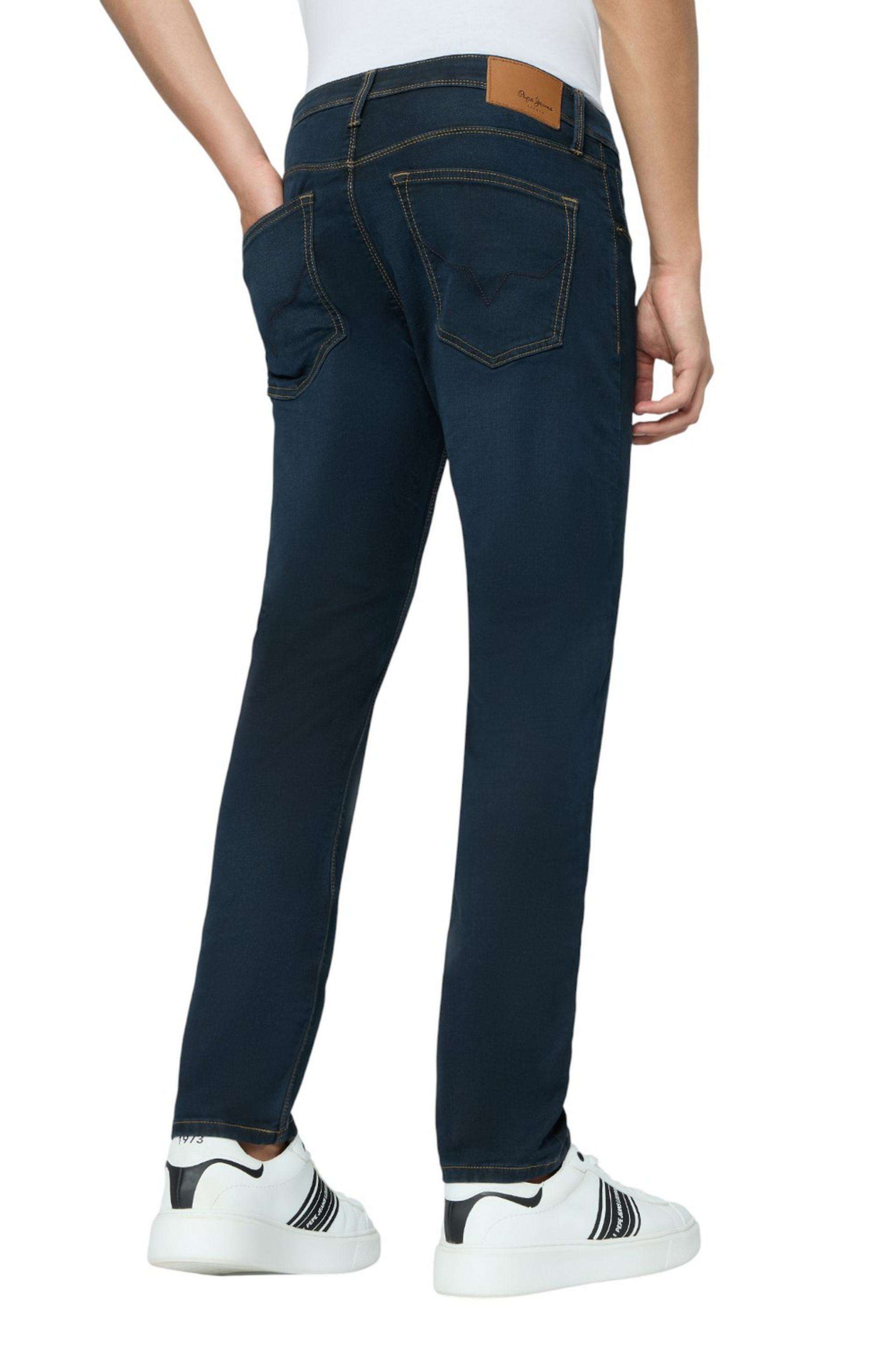 Solid-Cotton-Stretch-Slim-Fit-Men-s-Jeans