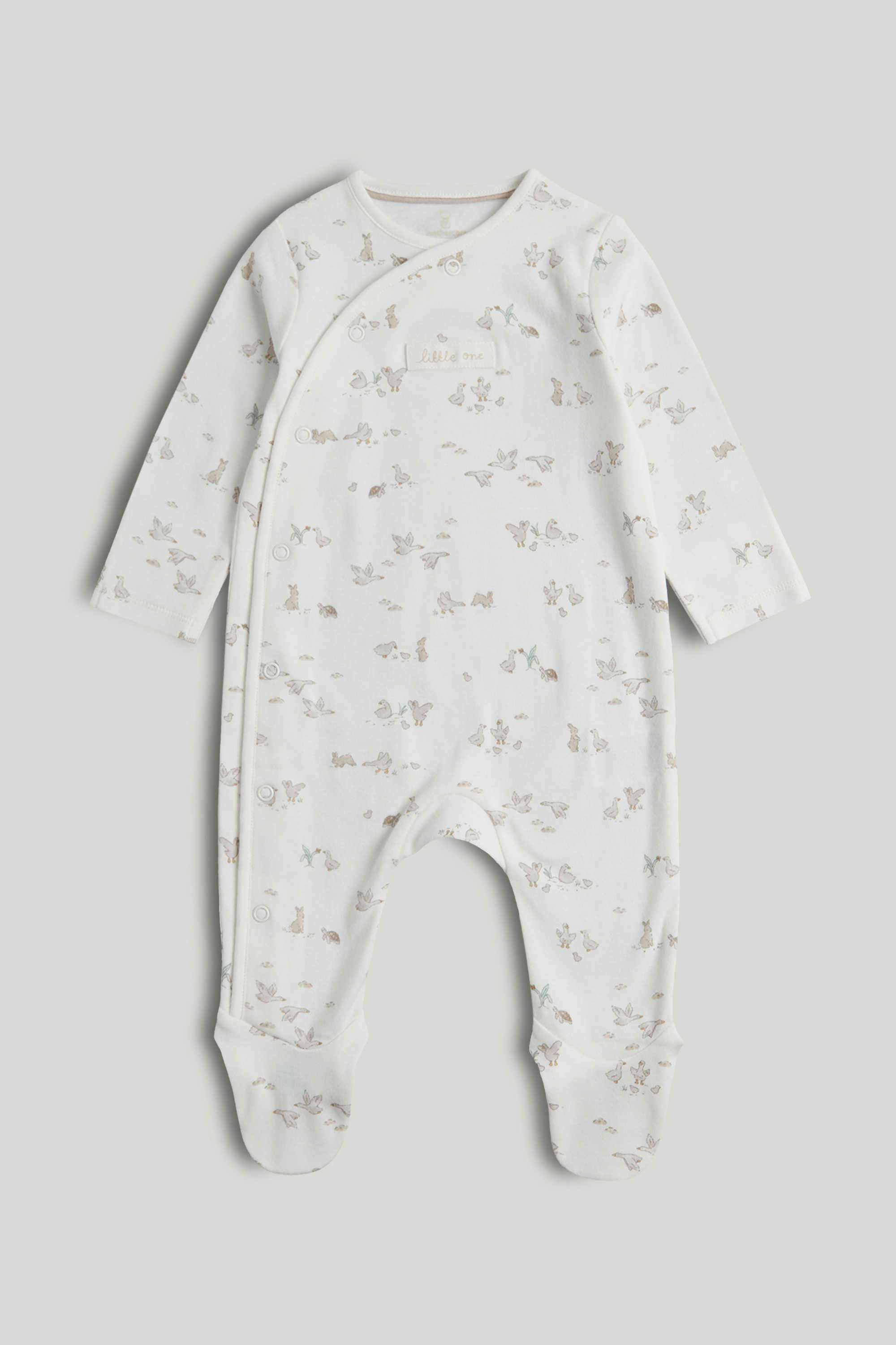 My-First-Unisex-Classic-Goose-Adventures-Printed-Full-Sleeves-Sleepsuit---White