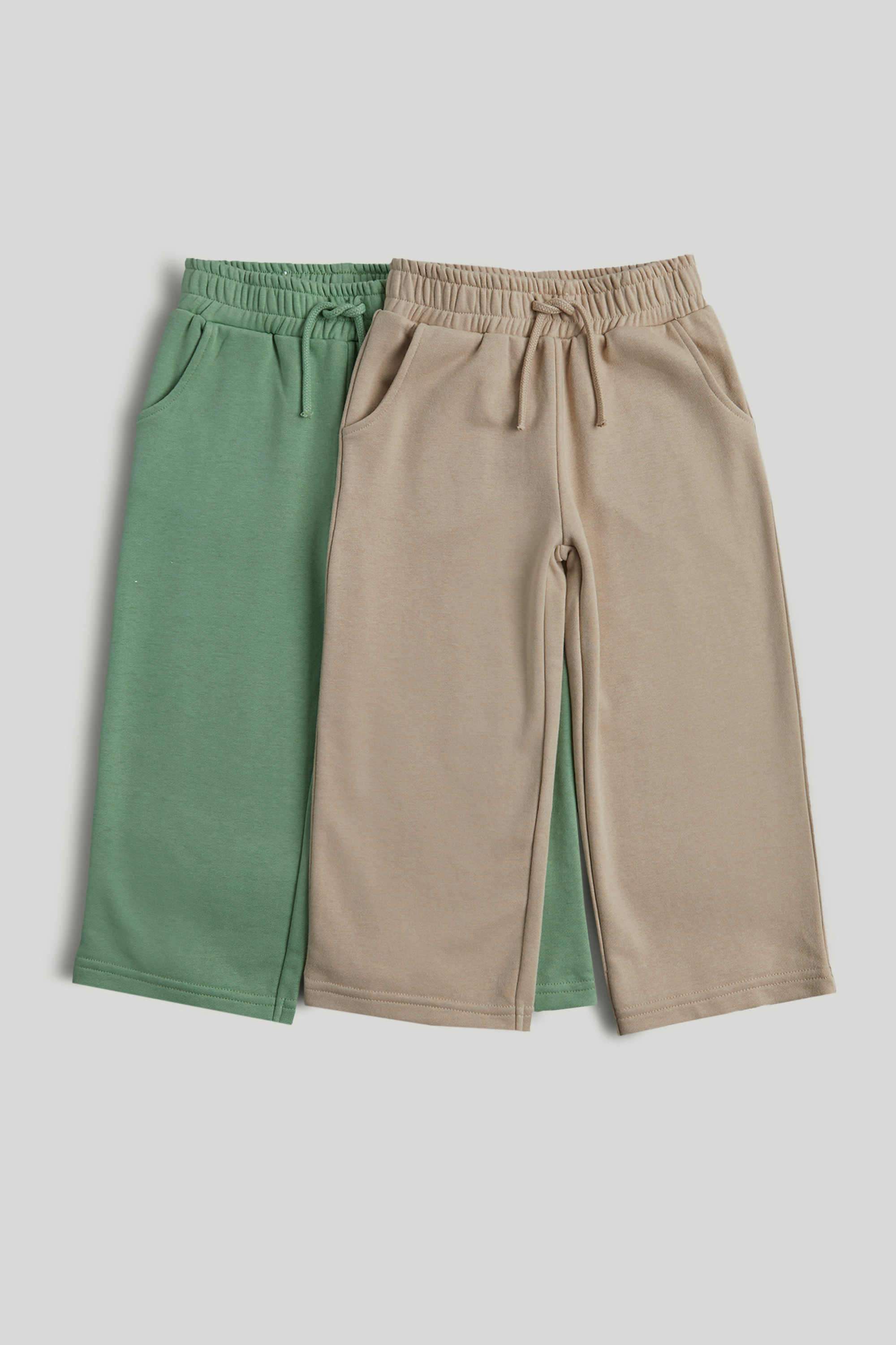 Mini-Boys-Home-Grown-Joggers---Pack-Of-2---Green