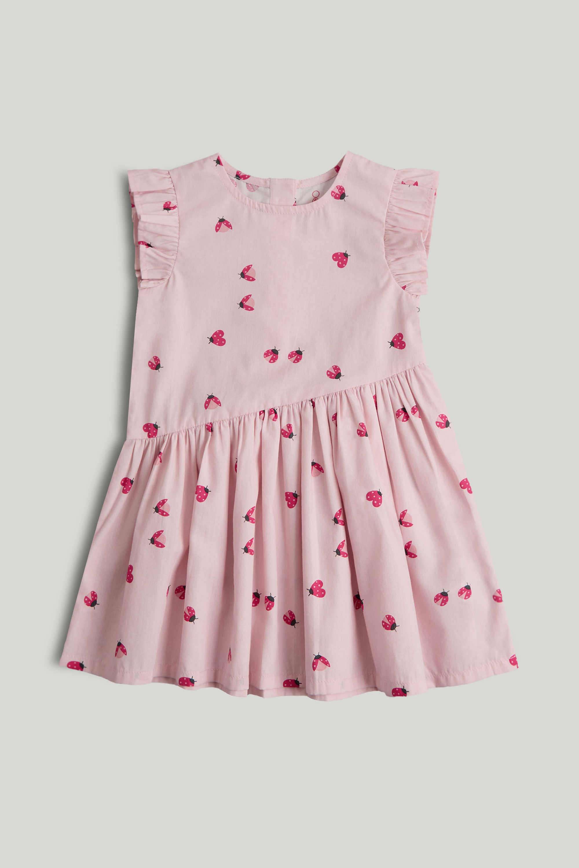 Mini-Girls-Strawberry-Fields-Printed-Sleeveless-Dress---Pink