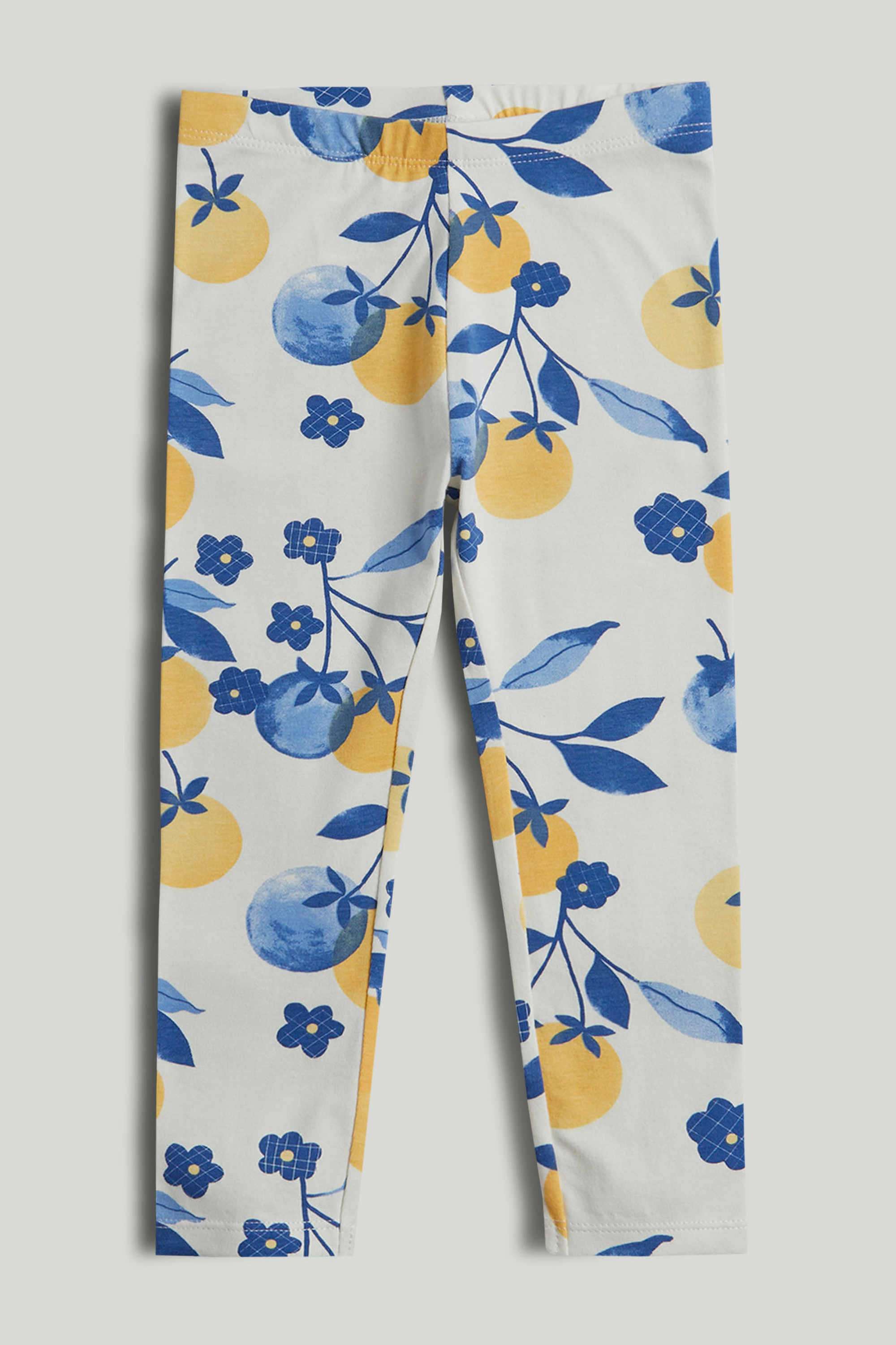 Mini-Girls-Mediterranean-Charm-Printed-Leggings---Pack-Of-3---Multi