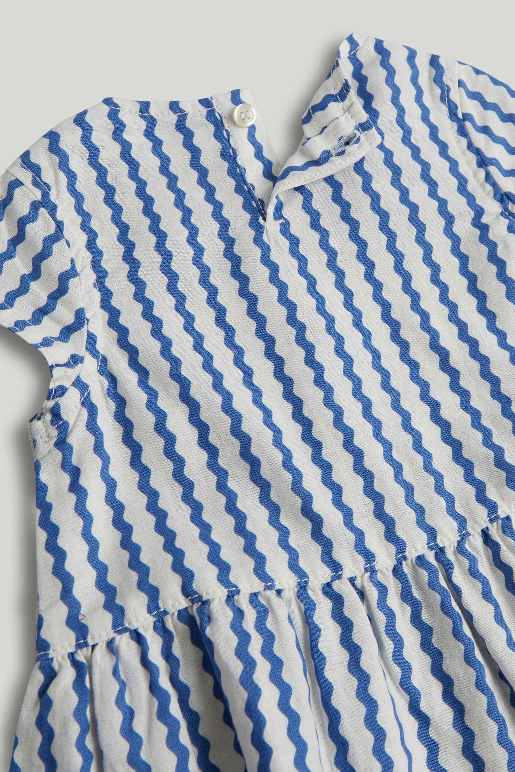Mini-Girl-Mediterranean-Charm-Short-Sleeves-Dress---Blue