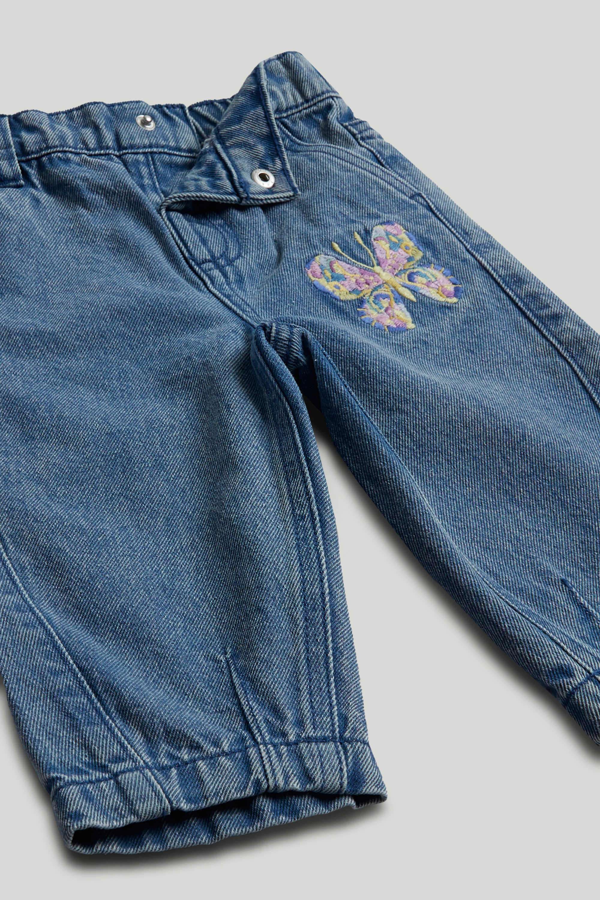 Mini-Girls-Fly-Away-Barrel-Leg-Denim-Jeans---Blue