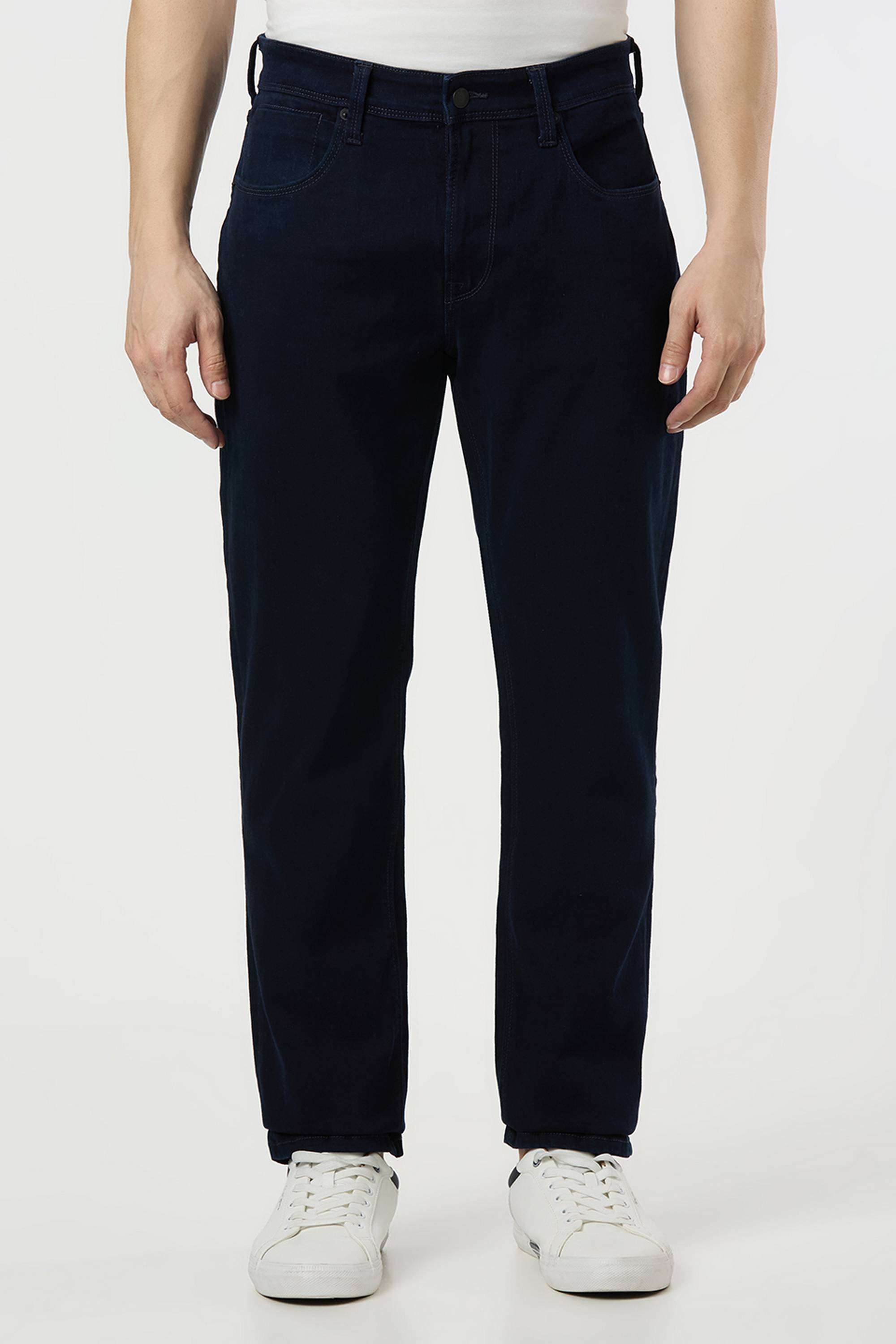 Solid-Poly-Cotton-Straight-Fit-Men-s-Jeans