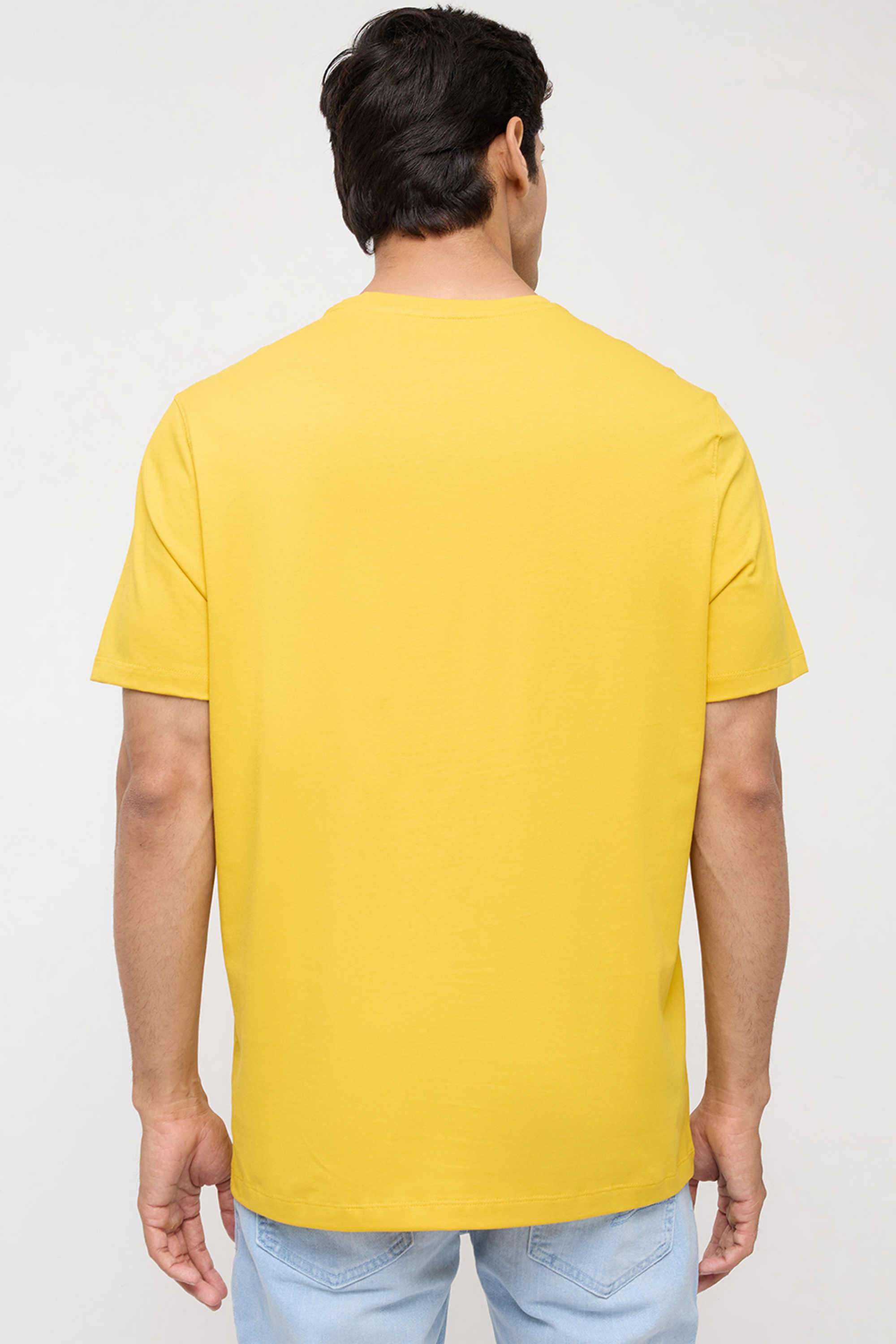 Solid-Cotton-Slim-Fit-Men-s-T-Shirt