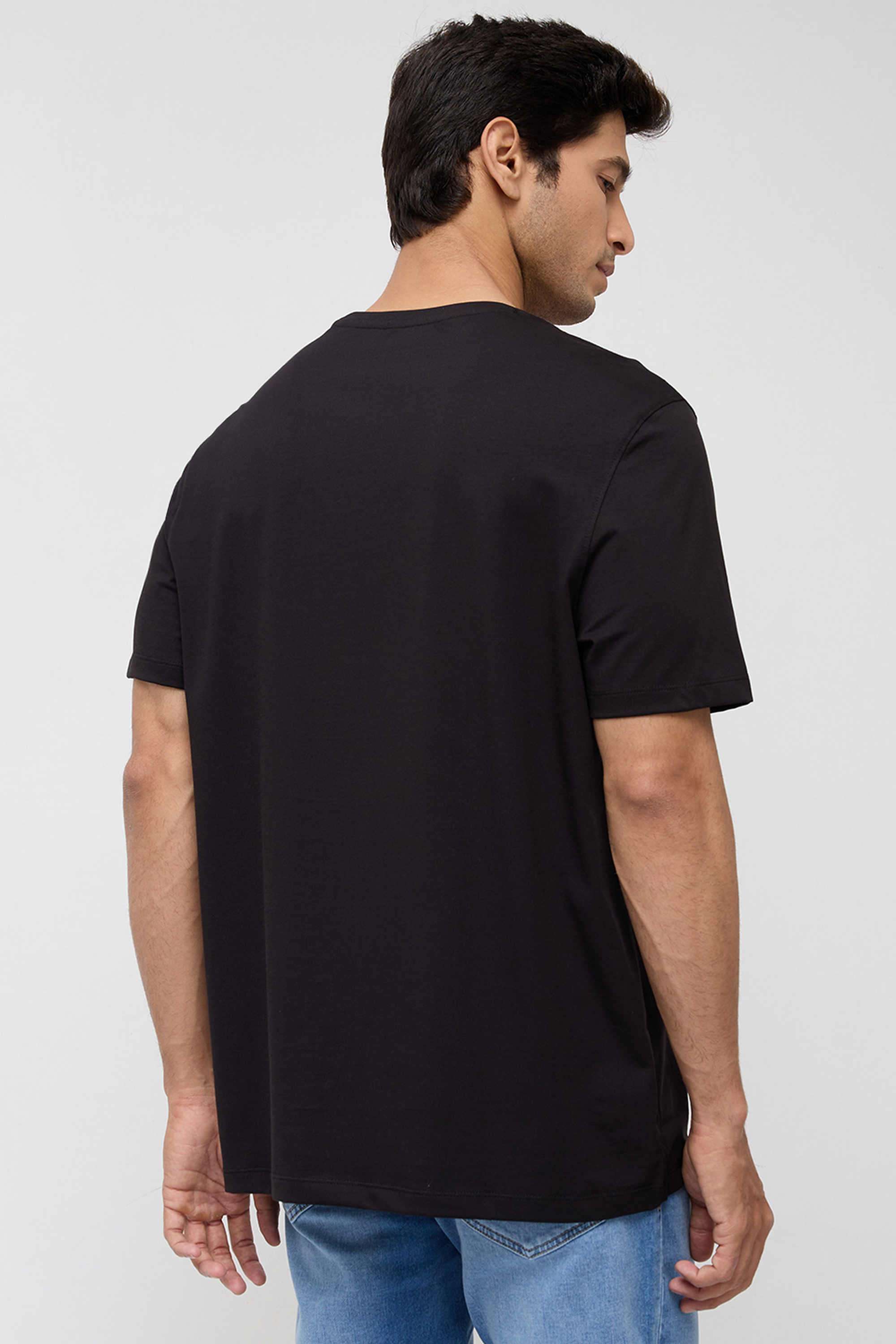 Solid-Cotton-Slim-Fit-Men-s-T-Shirt