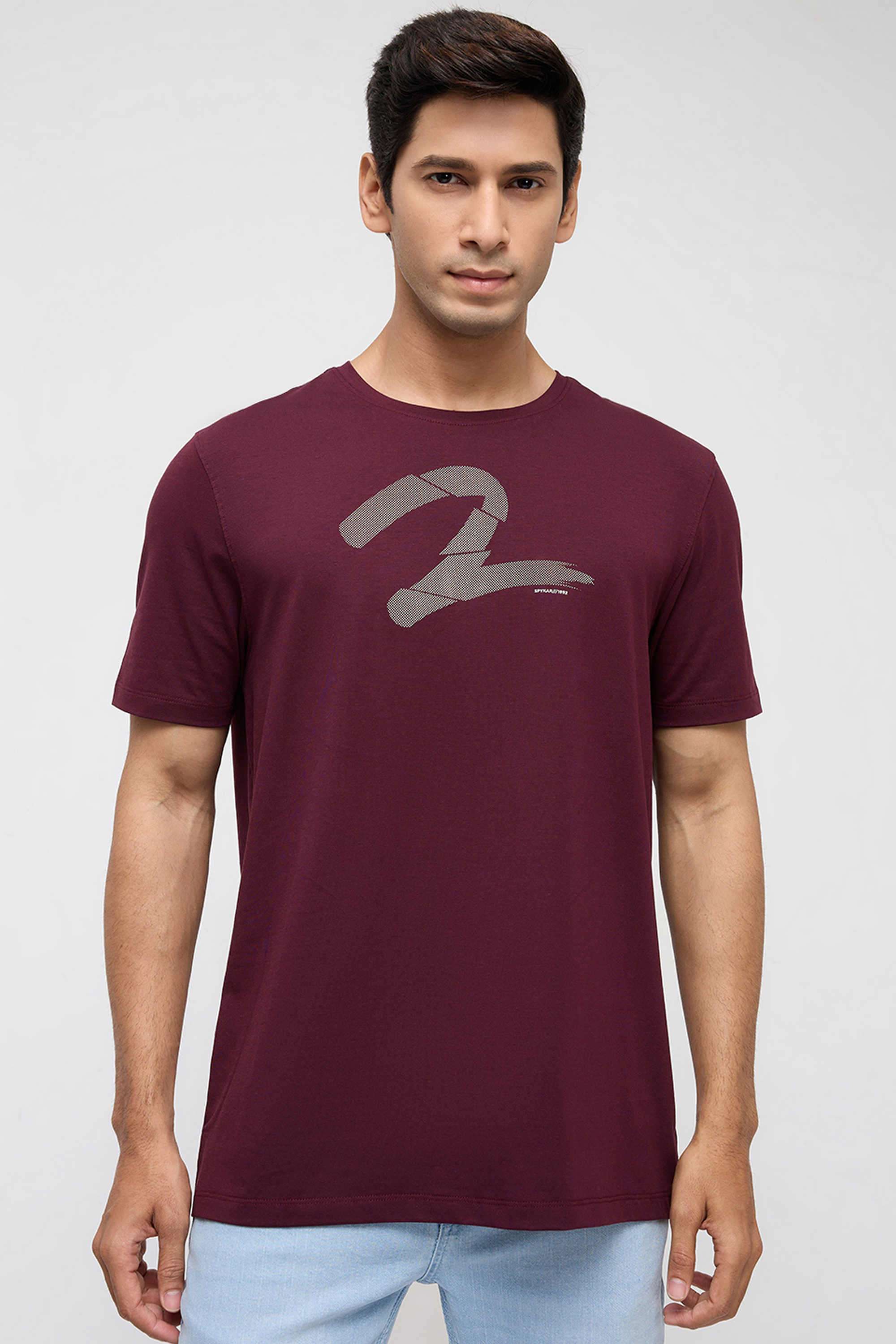 Solid-Cotton-Slim-Fit-Men-s-T-Shirt