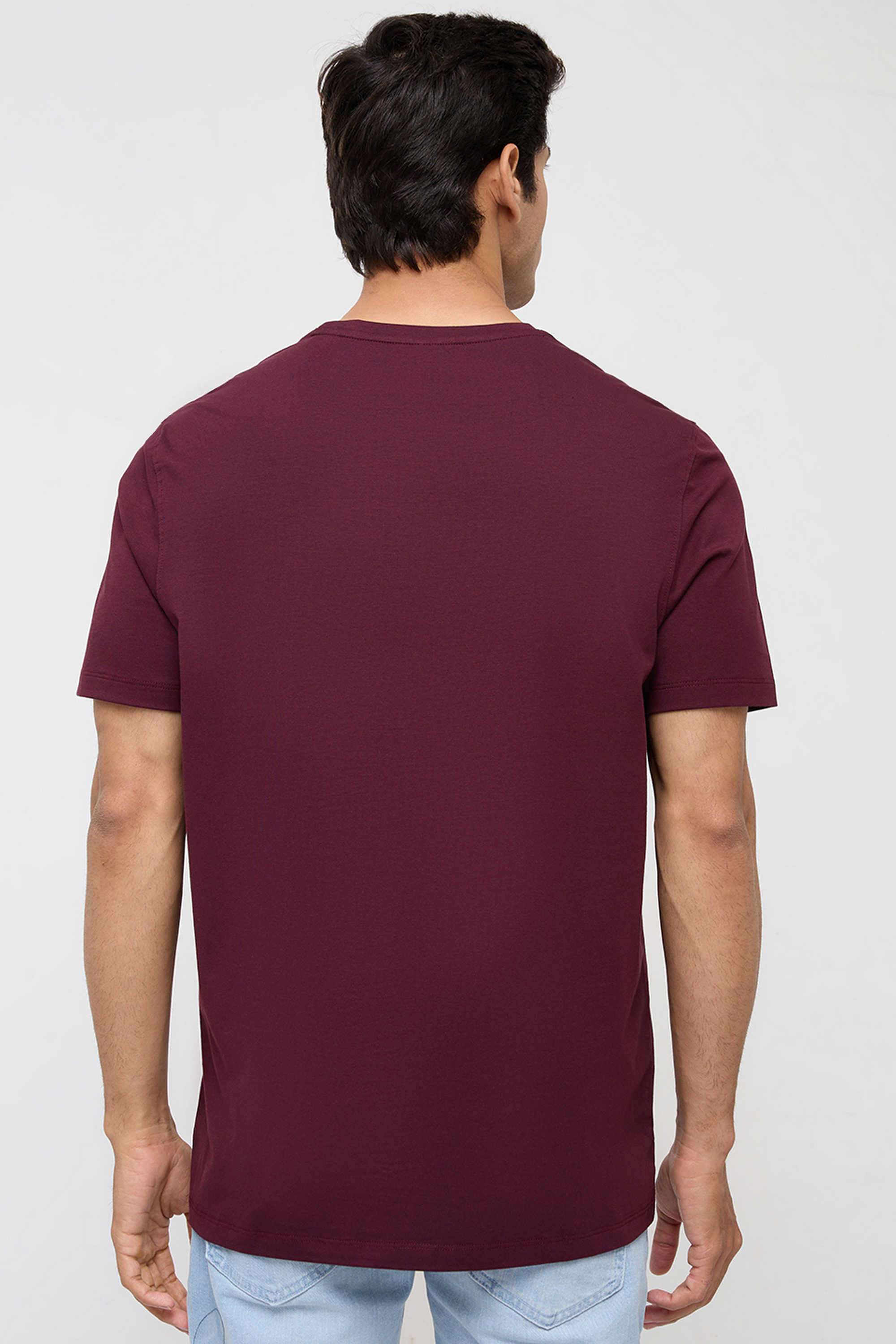 Solid-Cotton-Slim-Fit-Men-s-T-Shirt